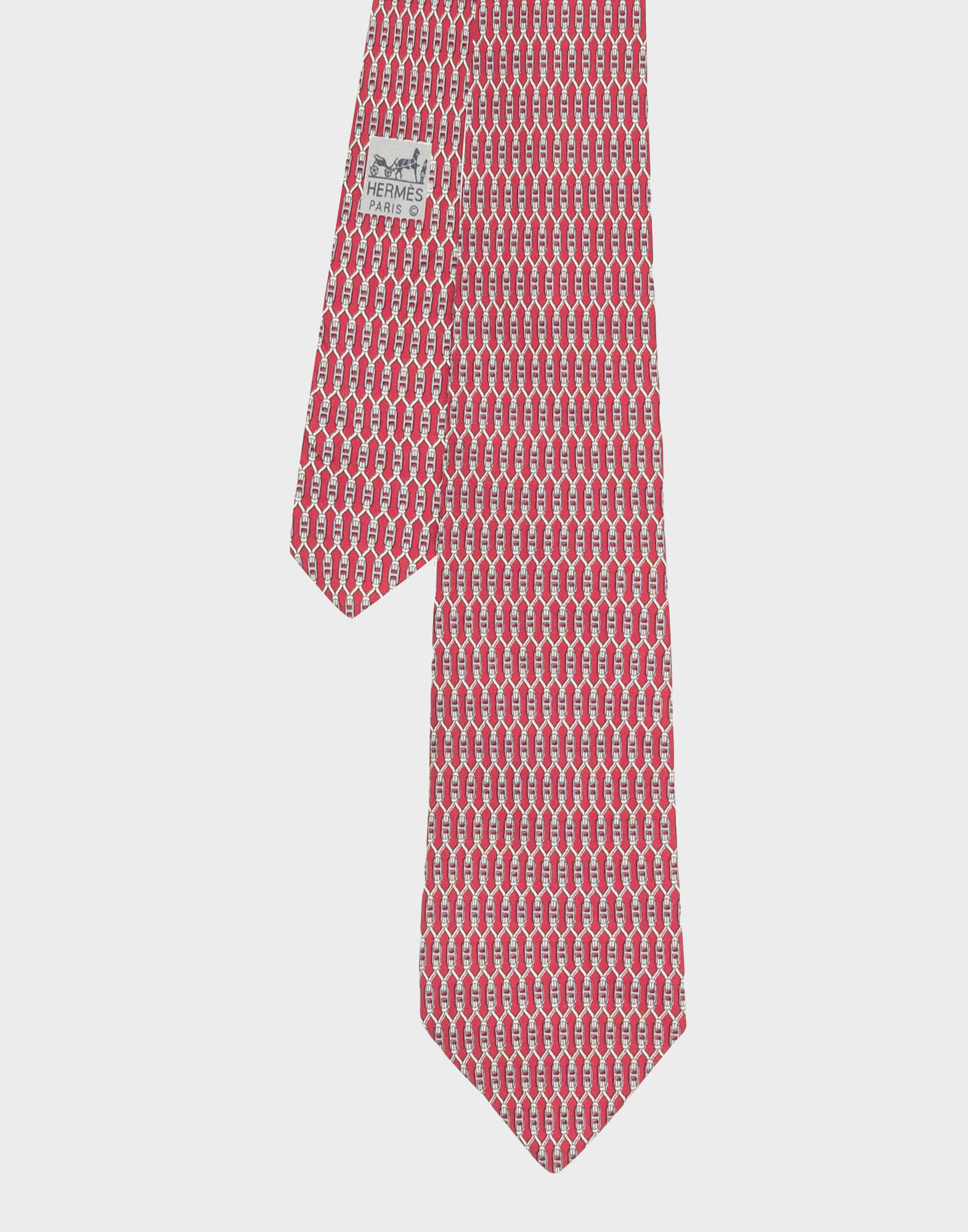 Hermes - Cravatta anni '80 rossa - immagine 2