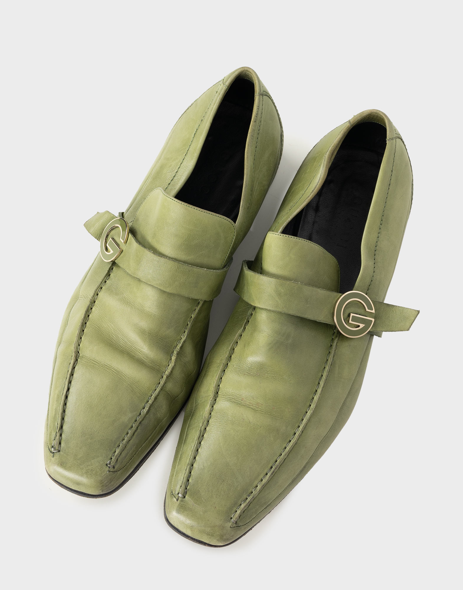 Gucci - Mocassini in pelle verde - immagine 5