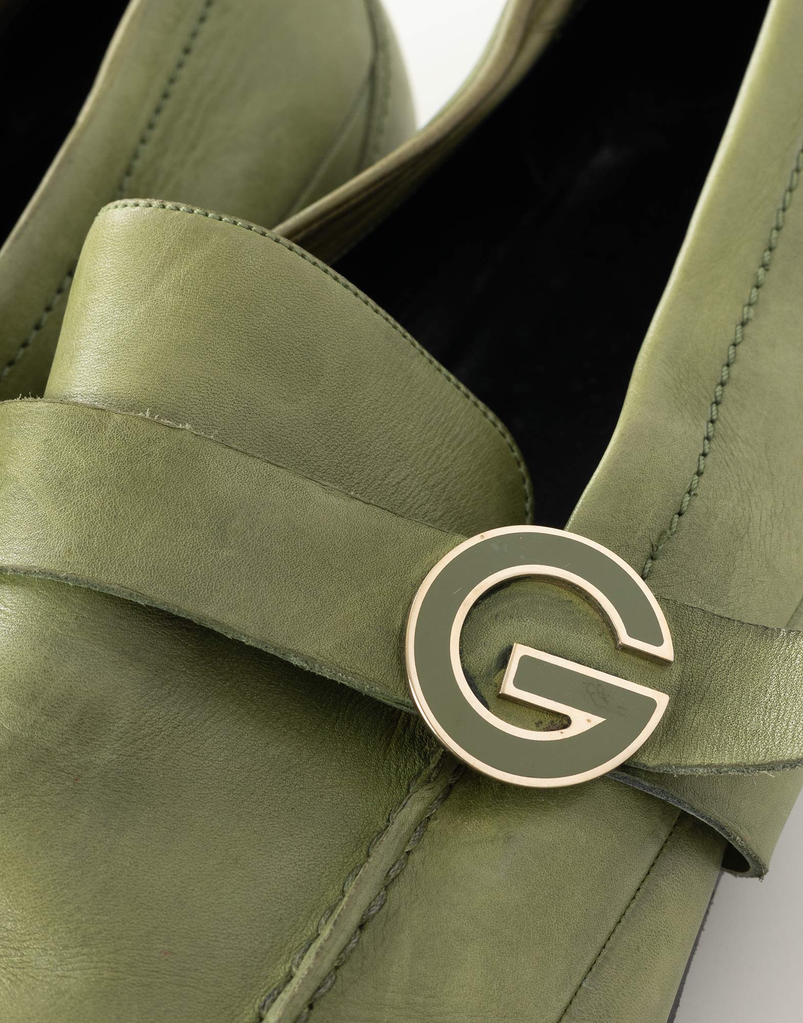 Gucci - Mocassini in pelle verde - immagine 7
