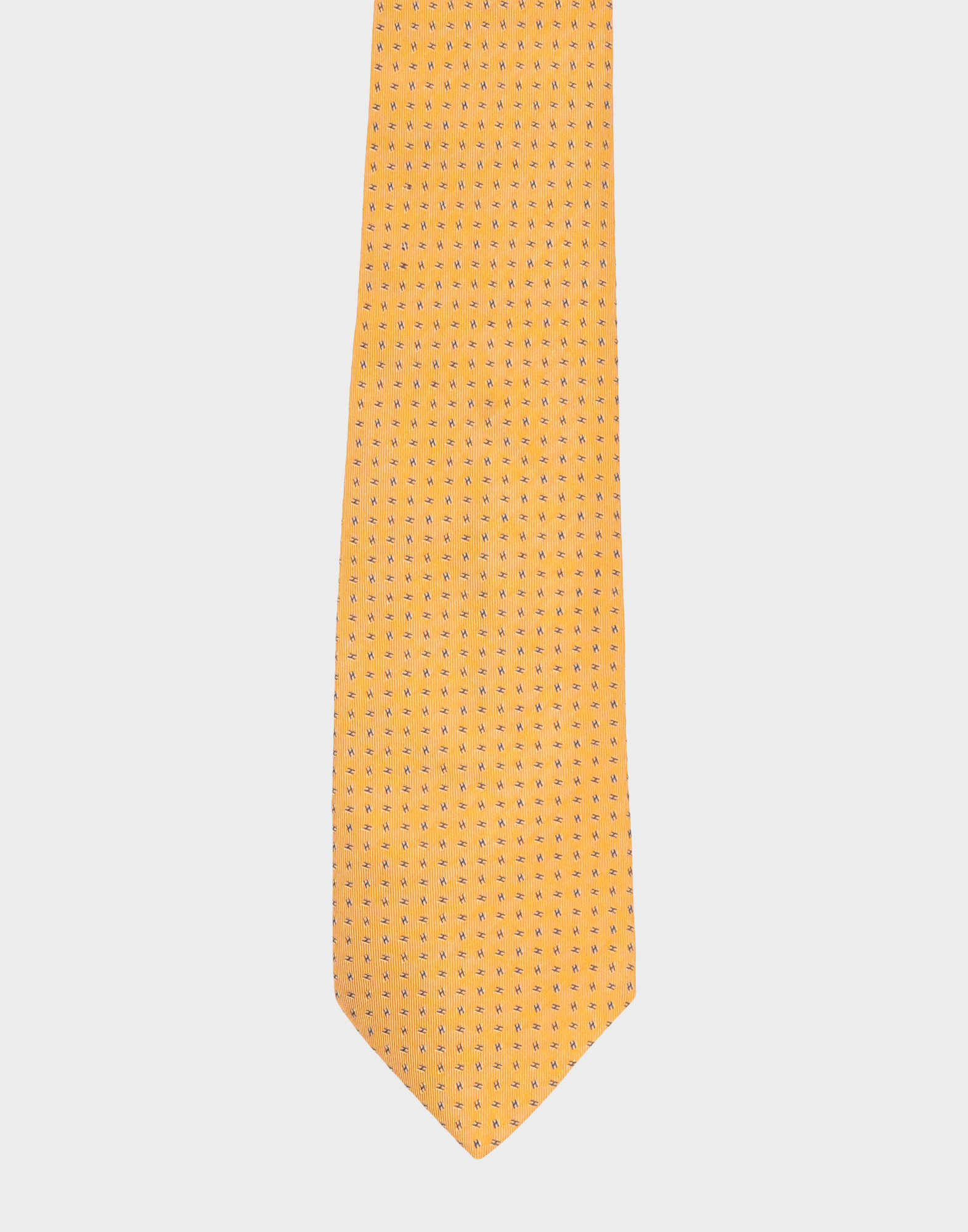 Hermes – Cravatta arancione con pattern