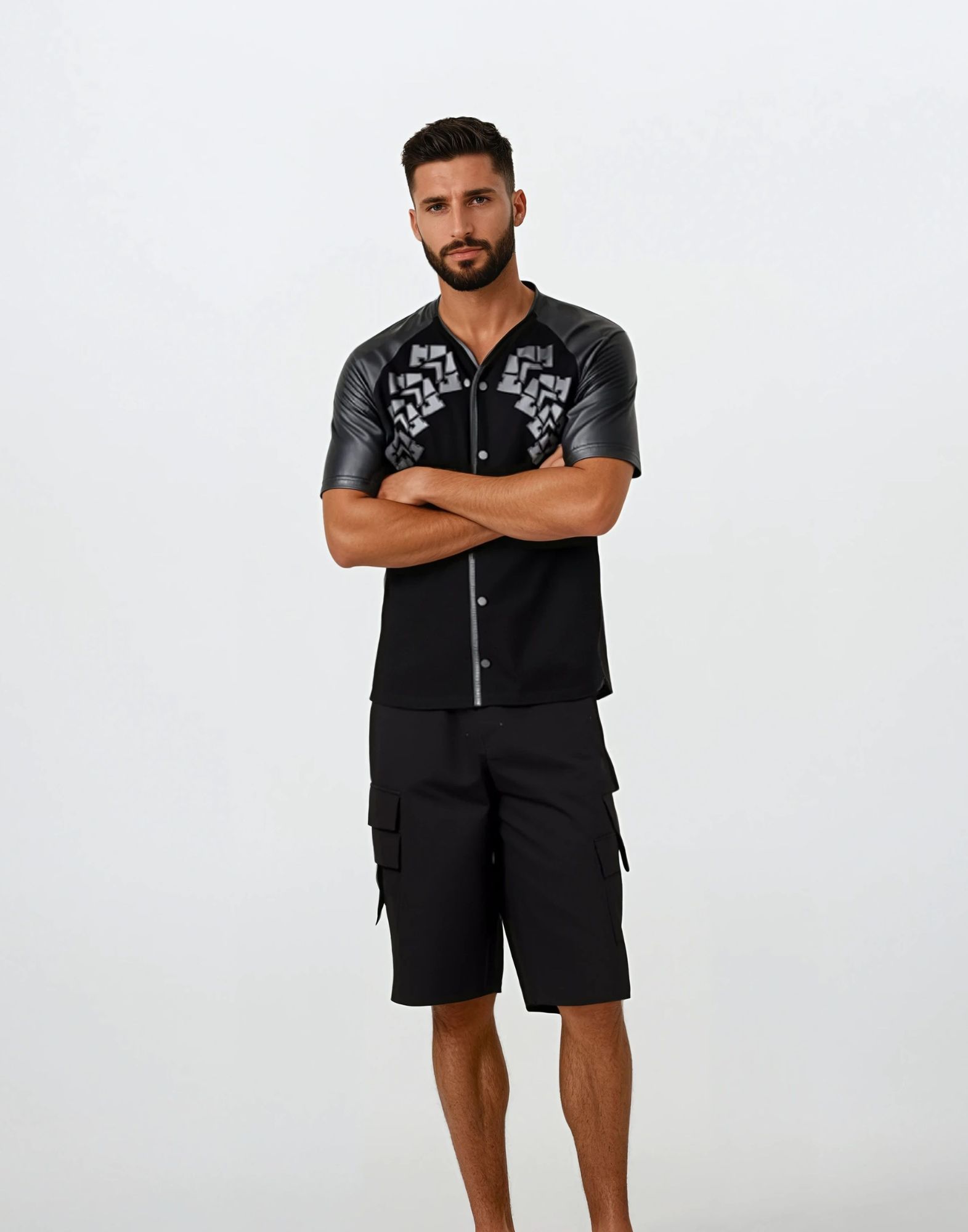 Alexander Wang x H&M - Casacca nera in pelle - immagine 4