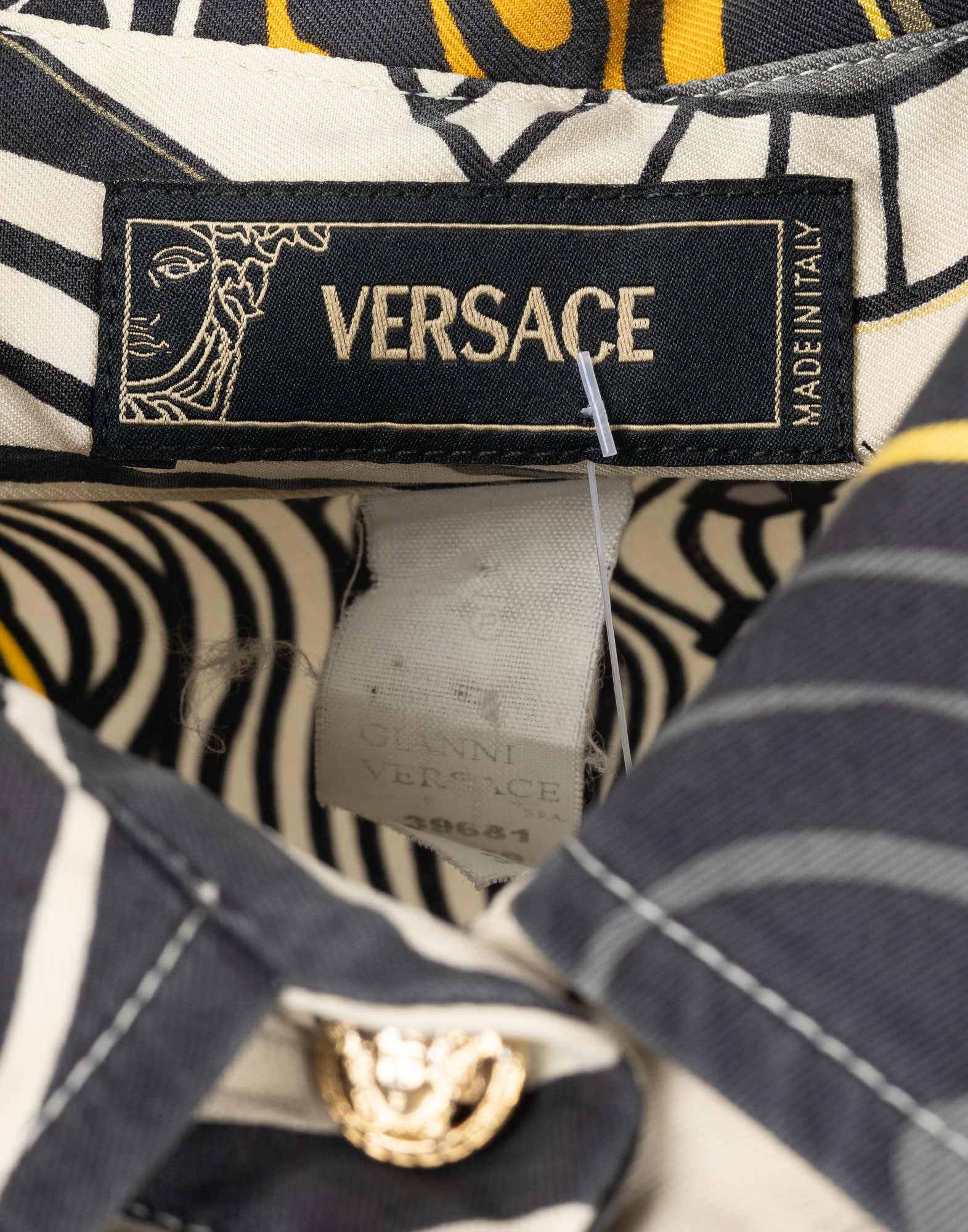 Versace - Camicia in seta anni 2000 - immagine 3