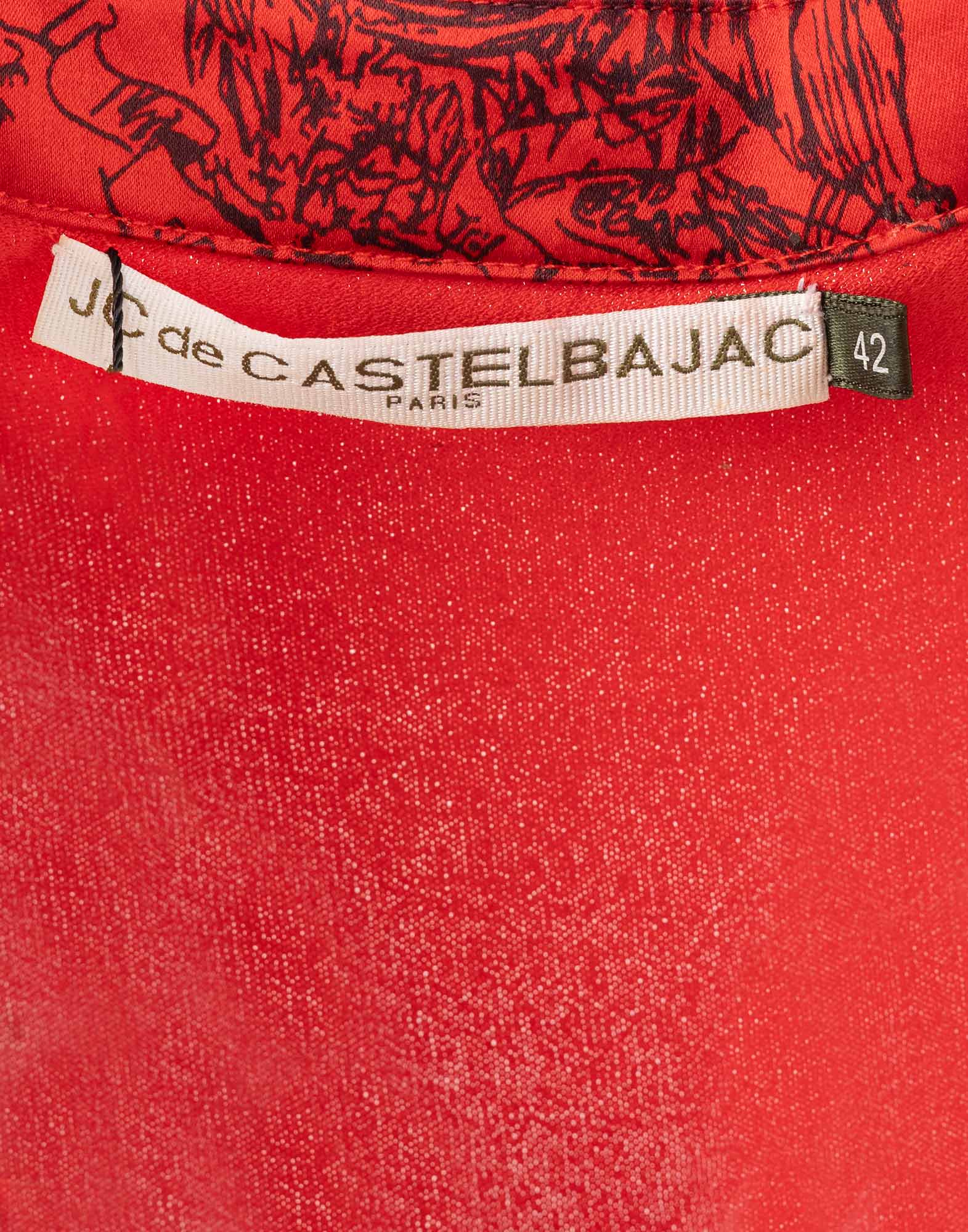 Jc de Castelbajac - Red sleeveless top - Image 3