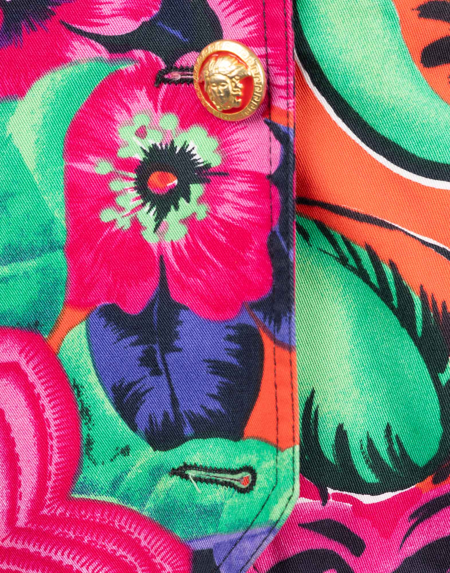 Versace Jeans Couture - 90s Floral Vest - Image 4