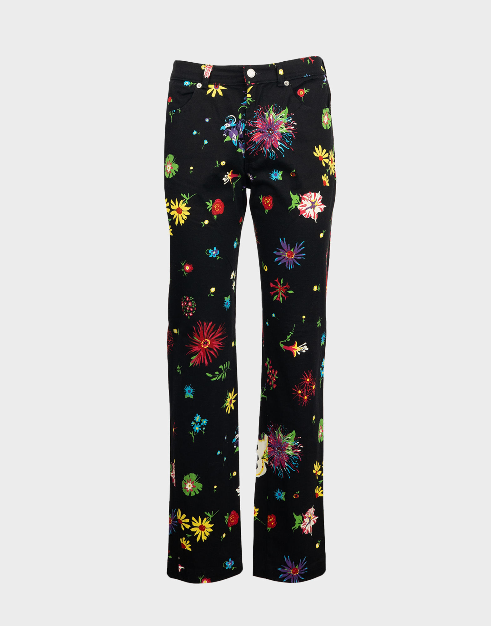Fiorucci Jeans - Pantaloni 2000 a fiori