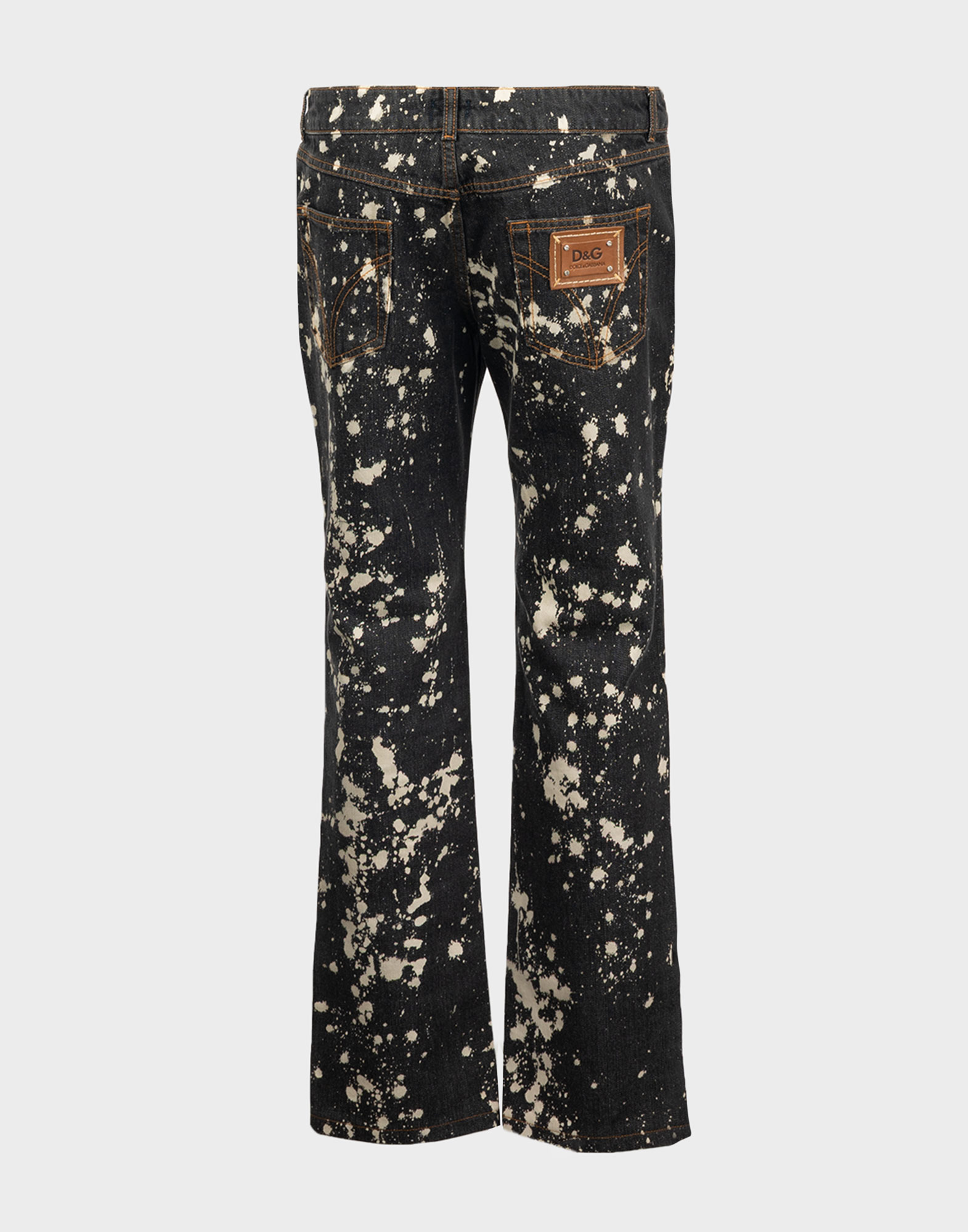 Dolce e Gabbana - Pantaloni in denim neri 2000 - immagine 2