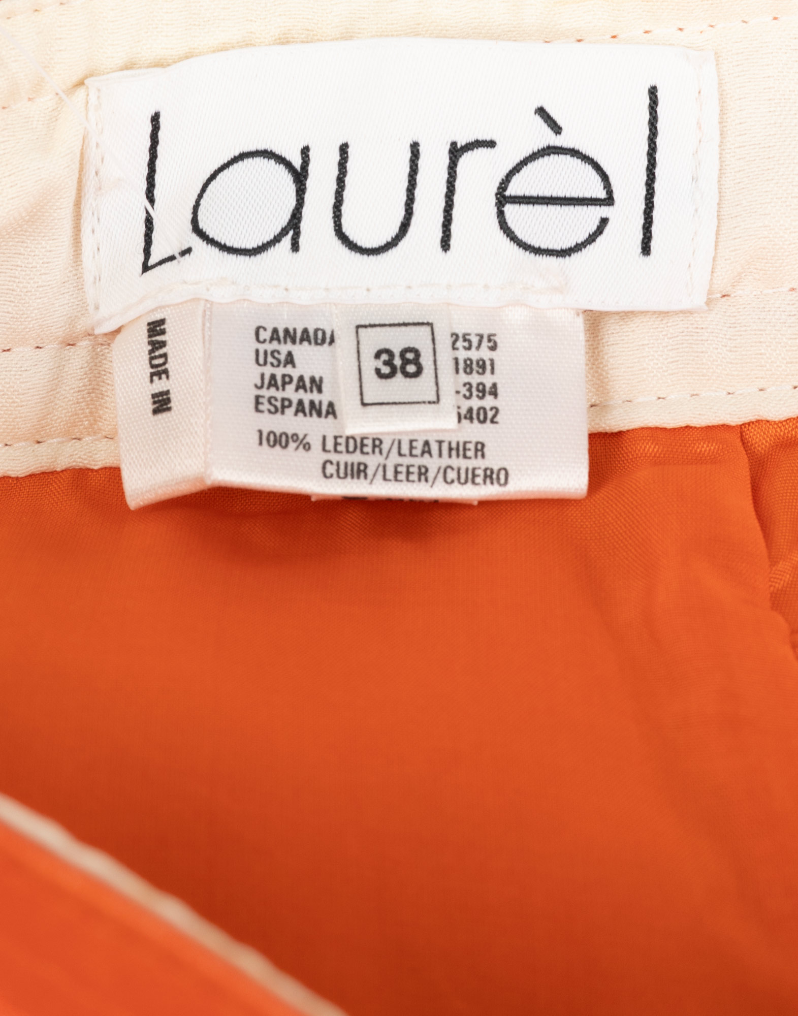 Laurel by Escada - Orange pencil skirt - Image 3