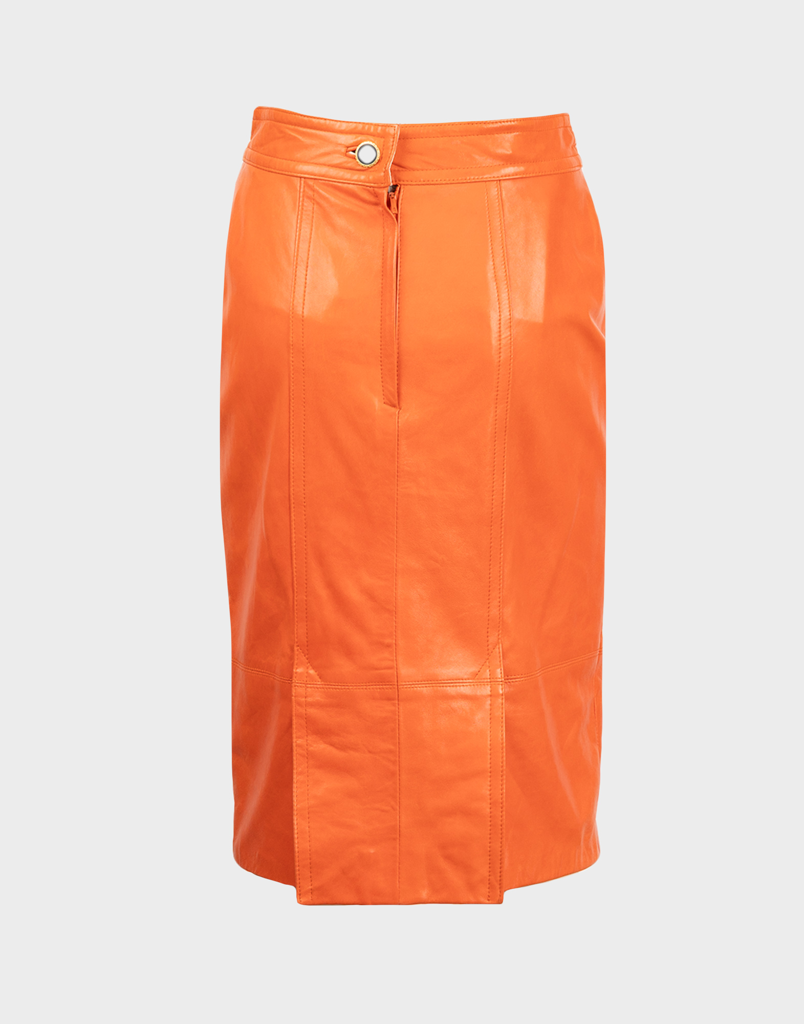 Laurel by Escada - Orange pencil skirt - Image 2