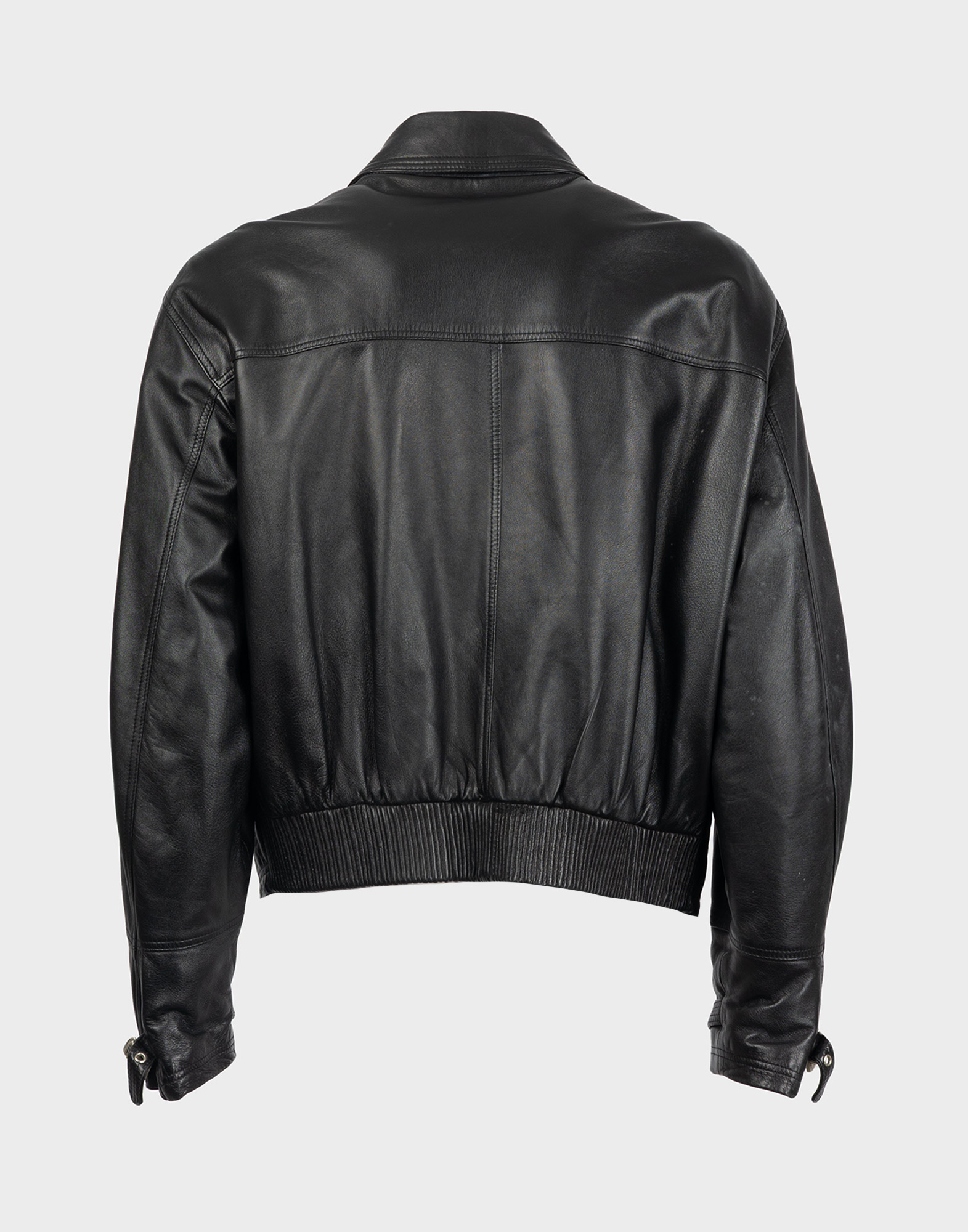 Versace Classic V2 - Bomber in pelle nero - immagine 2