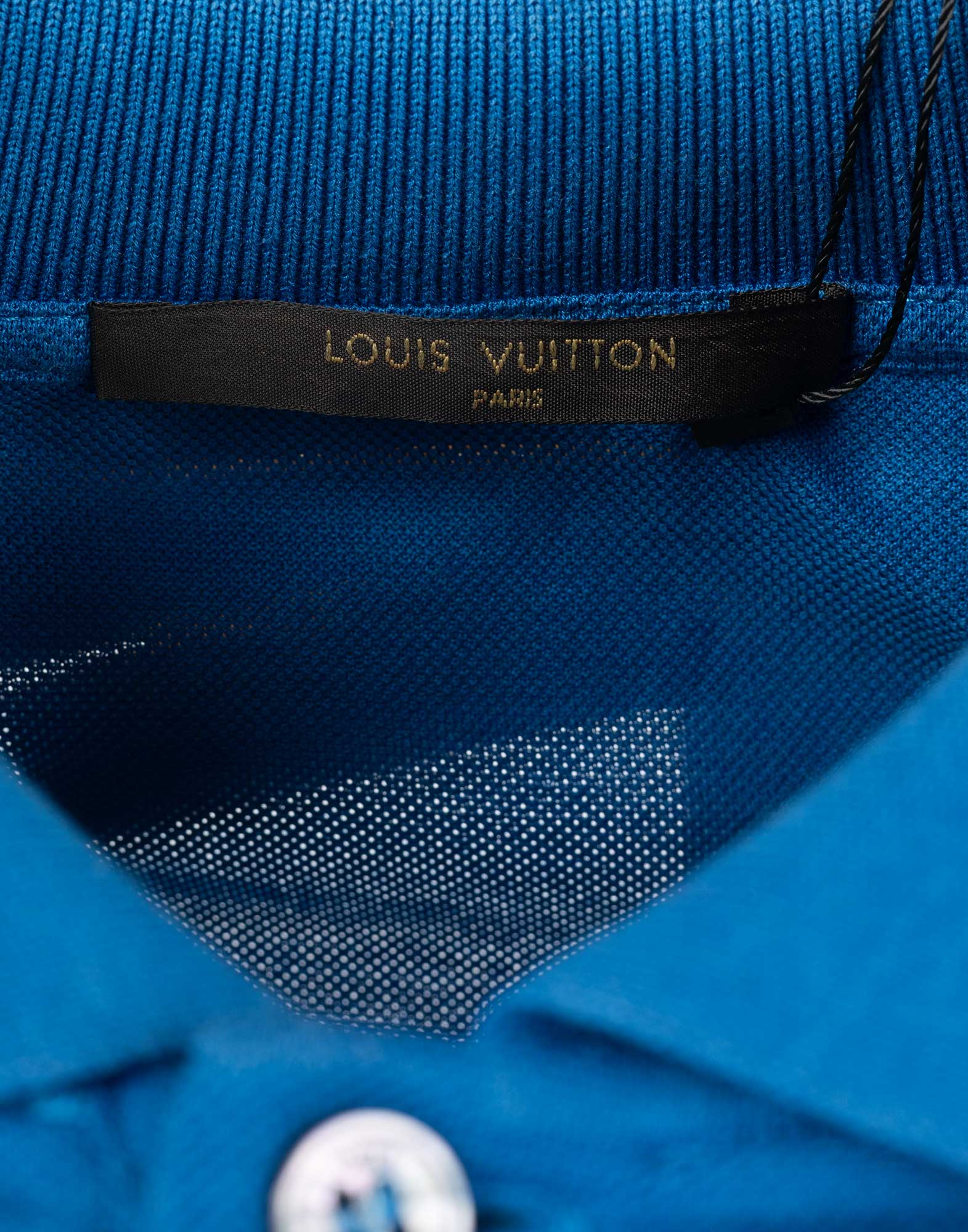 Louis Vuitton - Polo blu in cotone - immagine 3