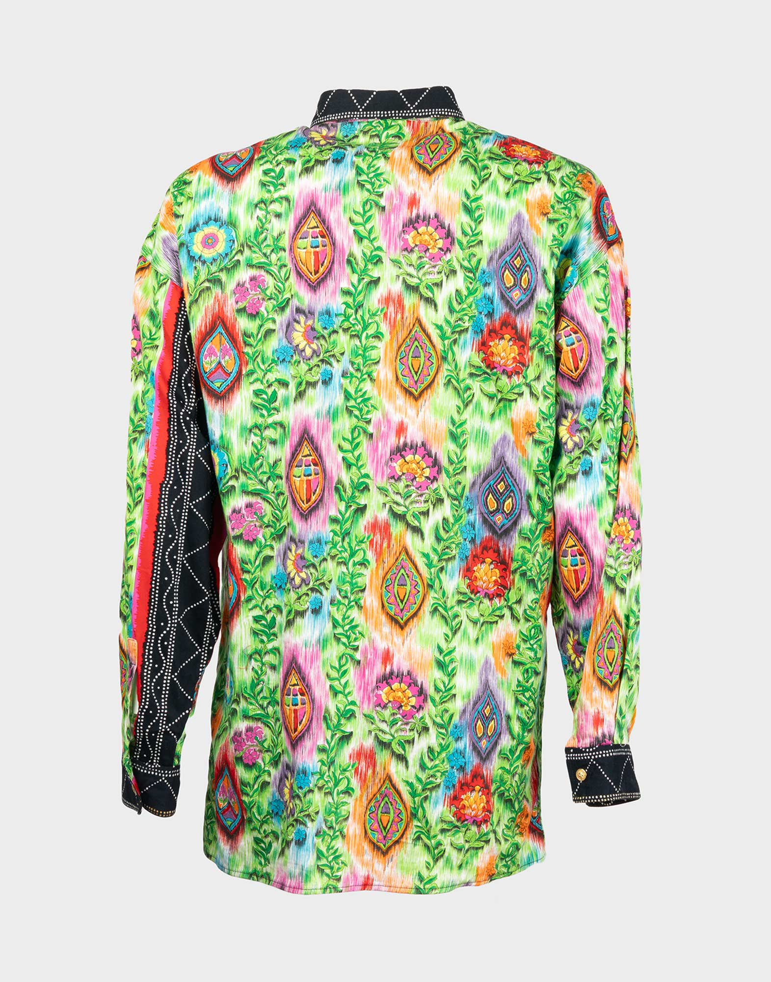 Versus - Camicia multicolor anni '90 - immagine 2
