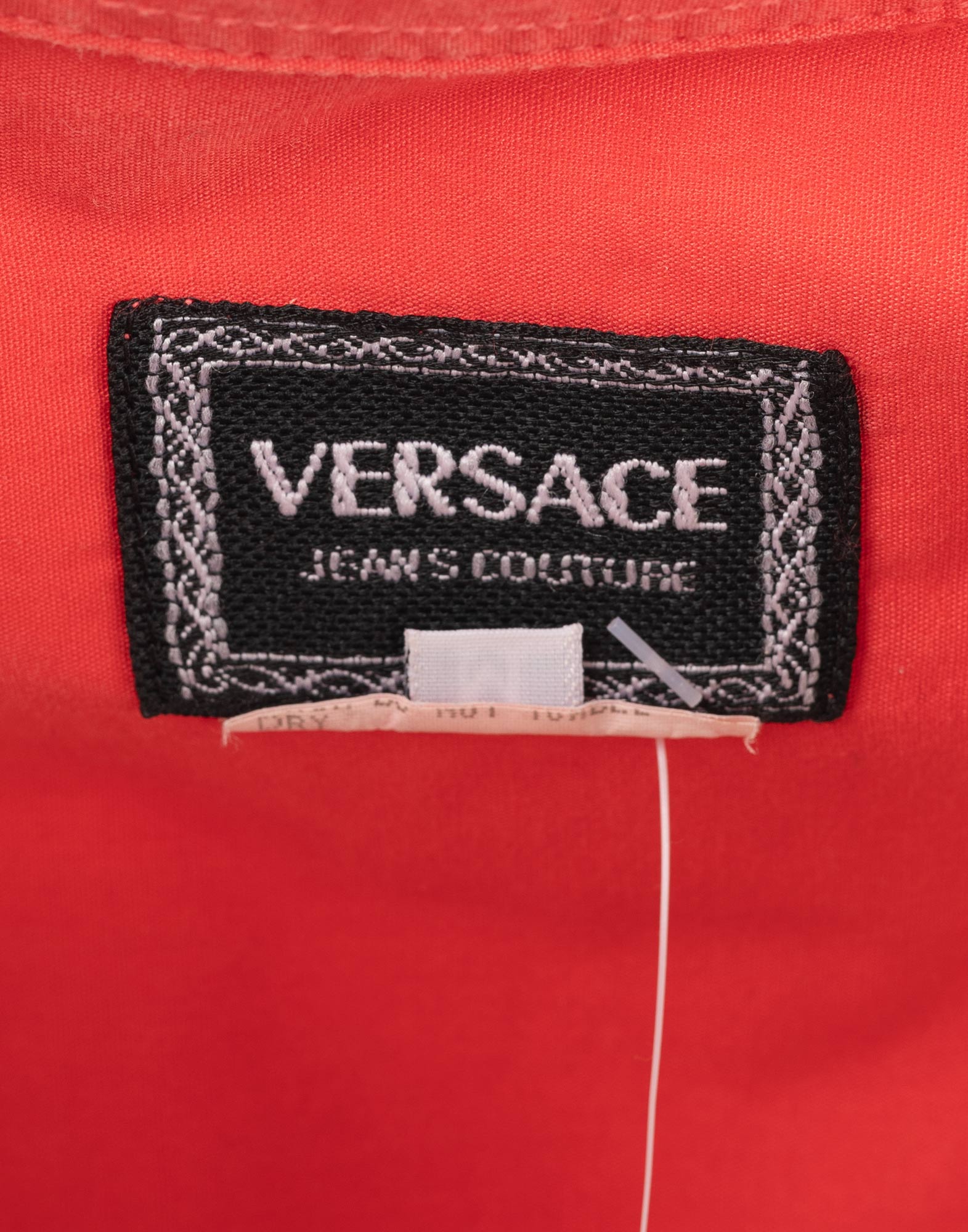 Versace Jeans Couture - Camicia rossa anni '90 uomo - immagine 3