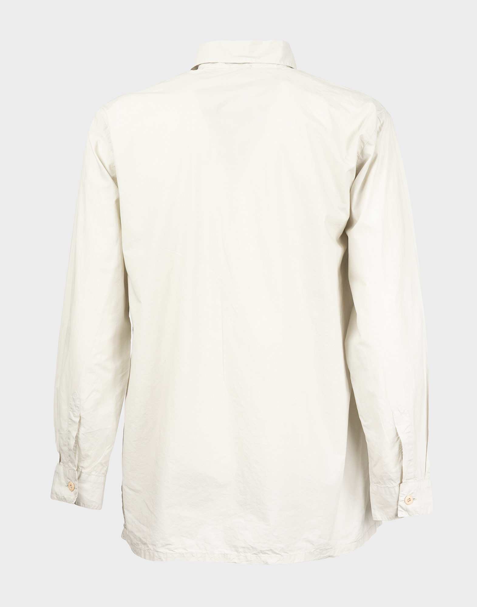 Stone Island - Camicia beige in cotone '90 da uomo - immagine 2