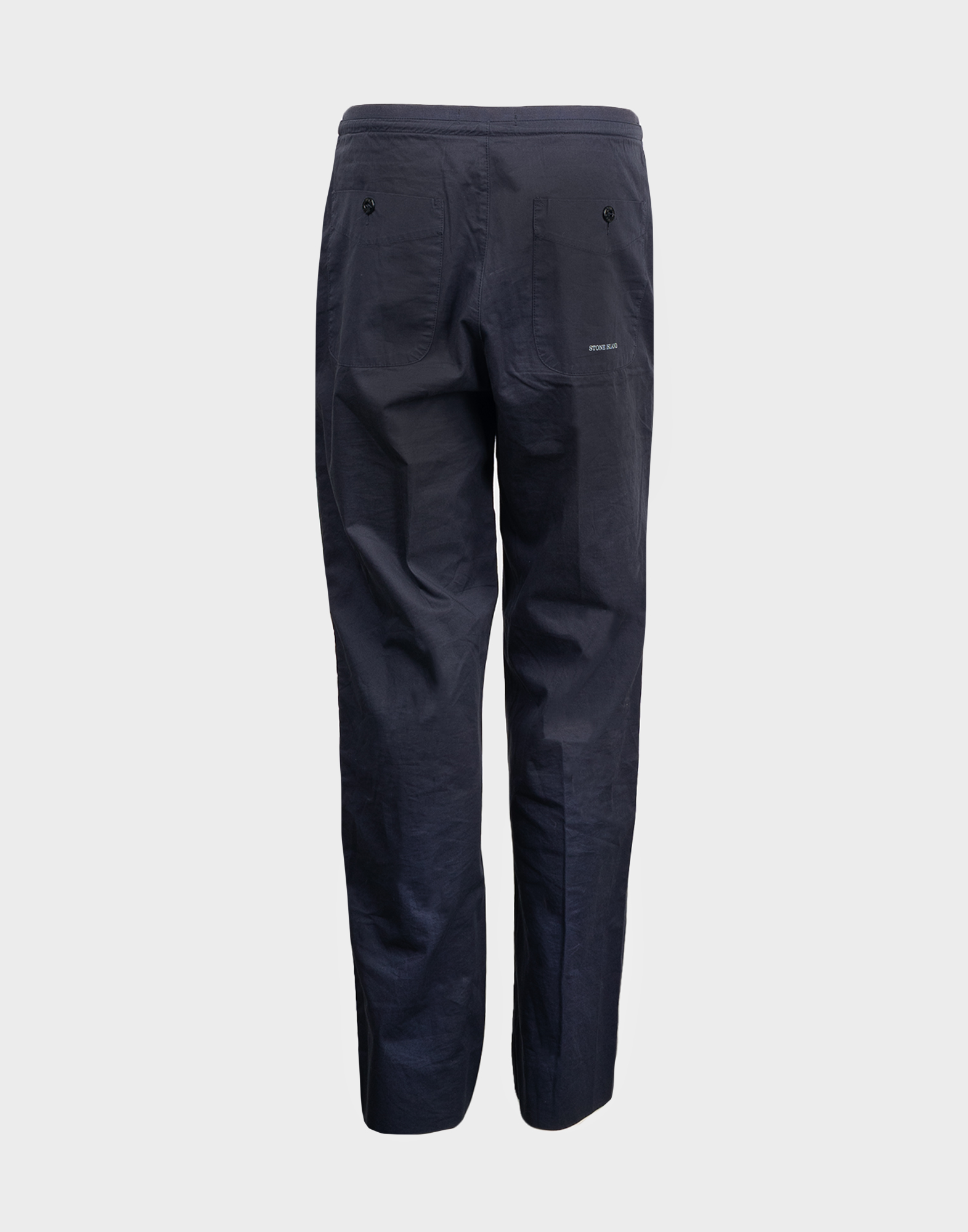 Stone Island - Pantaloni blu in cotone - immagine 2