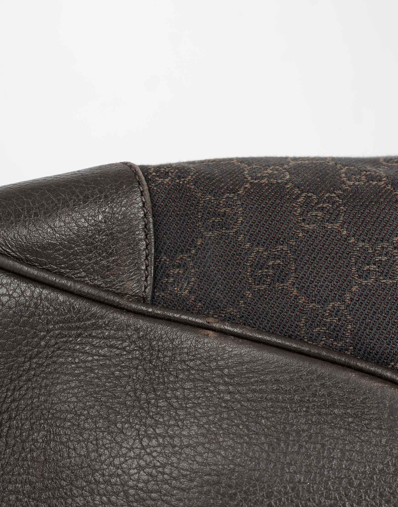 Gucci - Borsa hobo in canvas - immagine 8