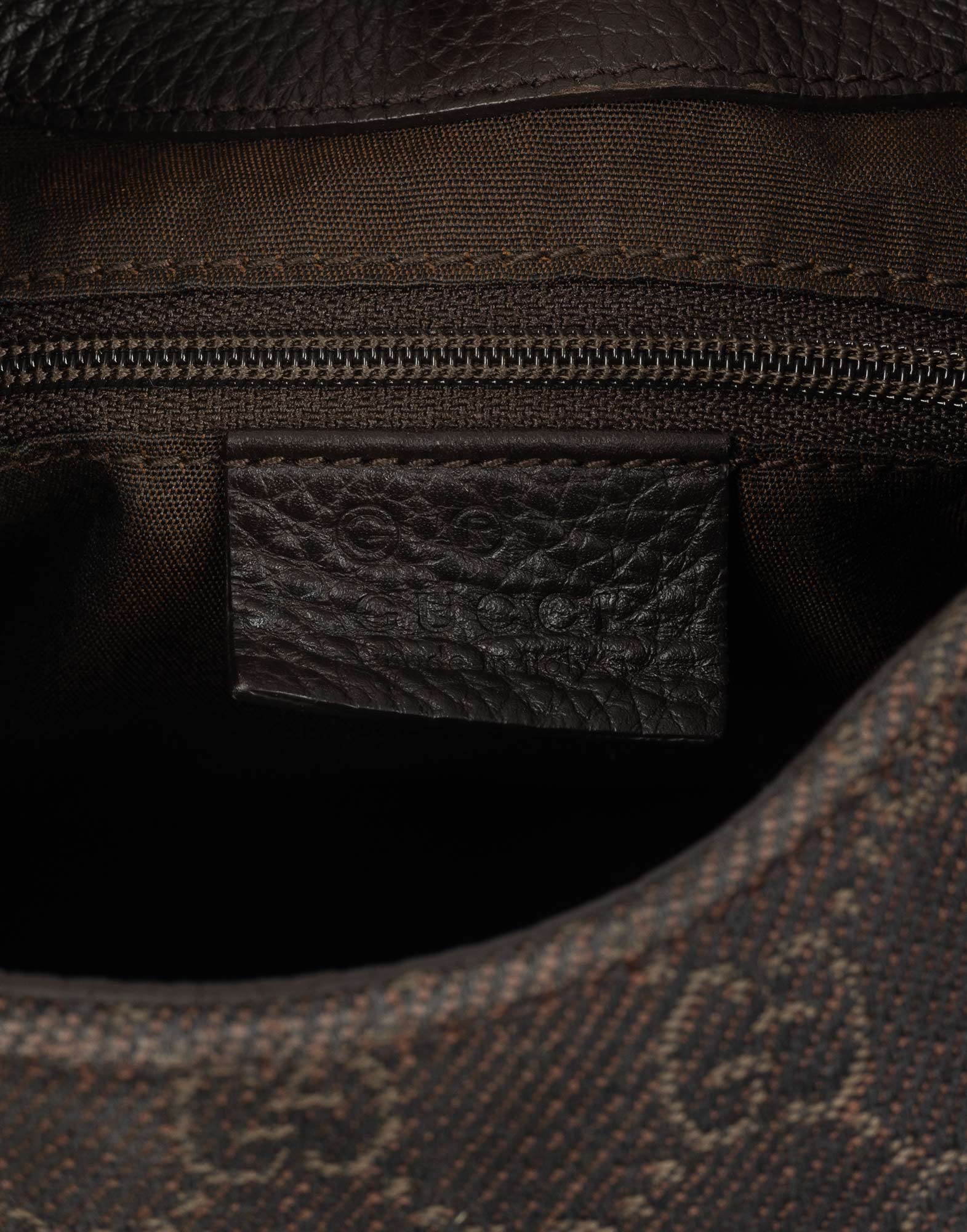 Gucci - Borsa hobo in canvas - immagine 9