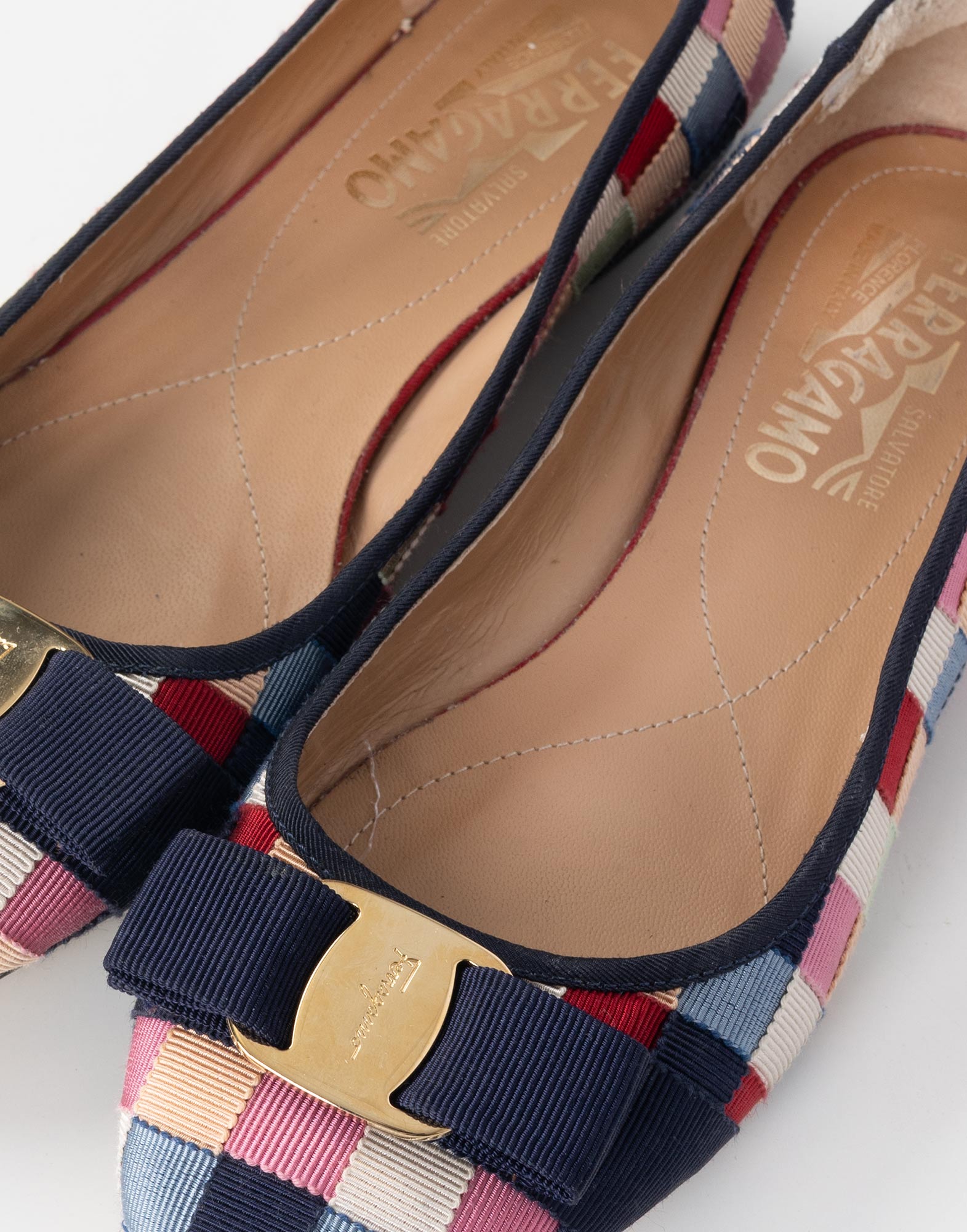 Salvatore Ferragamo - Ballerine in tessuto colorate - immagine 5