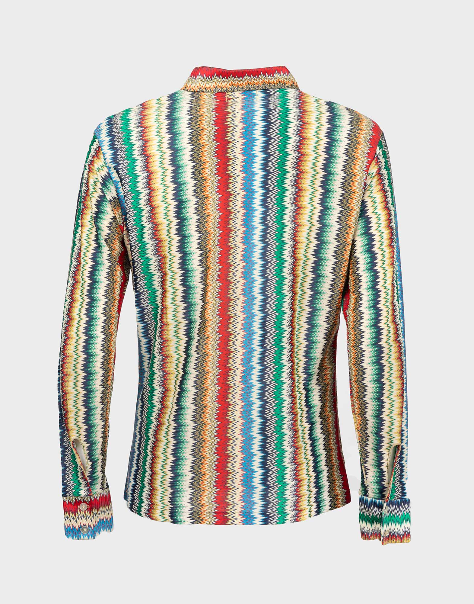 Vintage - Polo multicolore anni '70 - immagine 2