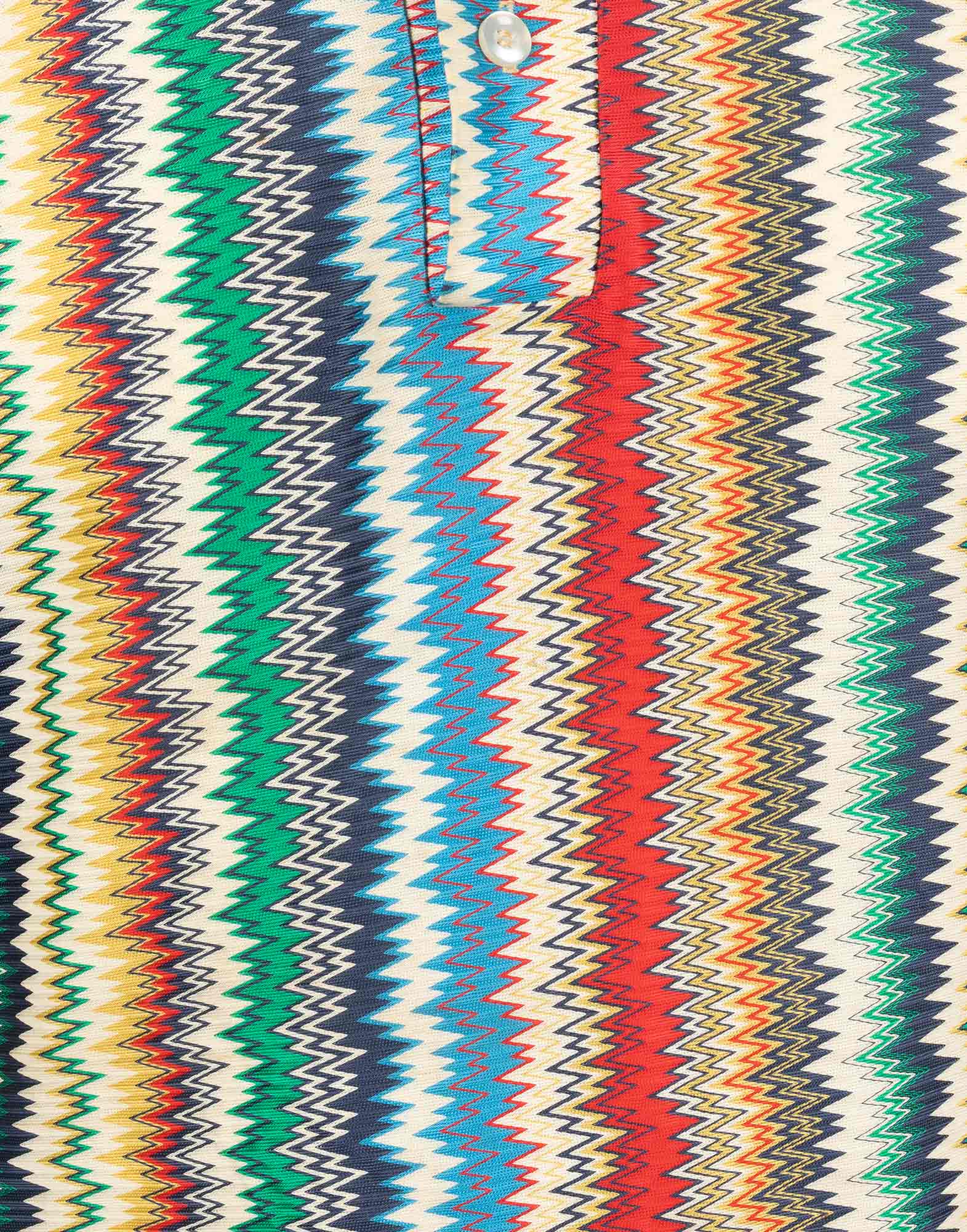 Vintage - Polo multicolore anni '70 - immagine 3