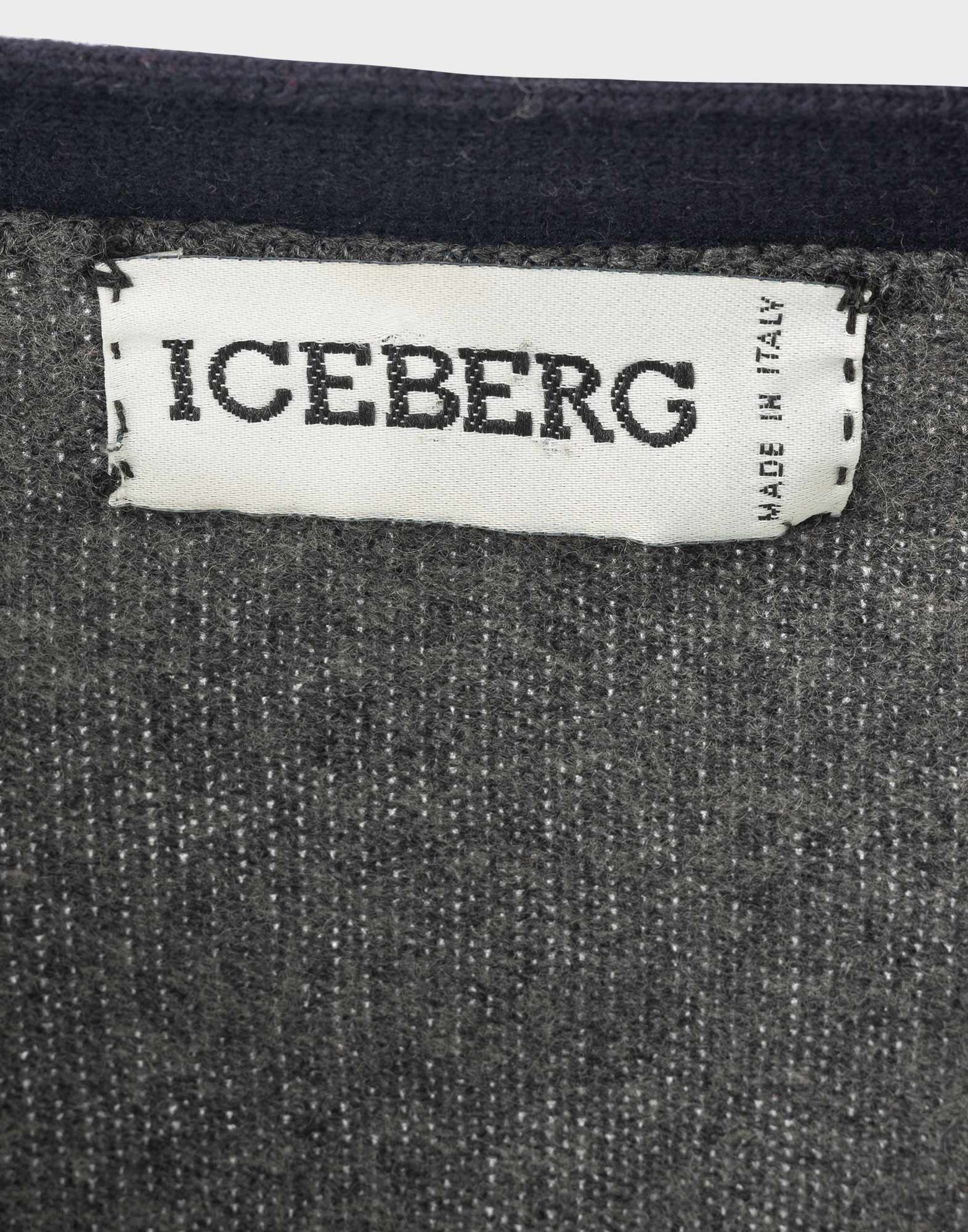 Iceberg - Cardigan college anni '90 da uomo - immagine 3