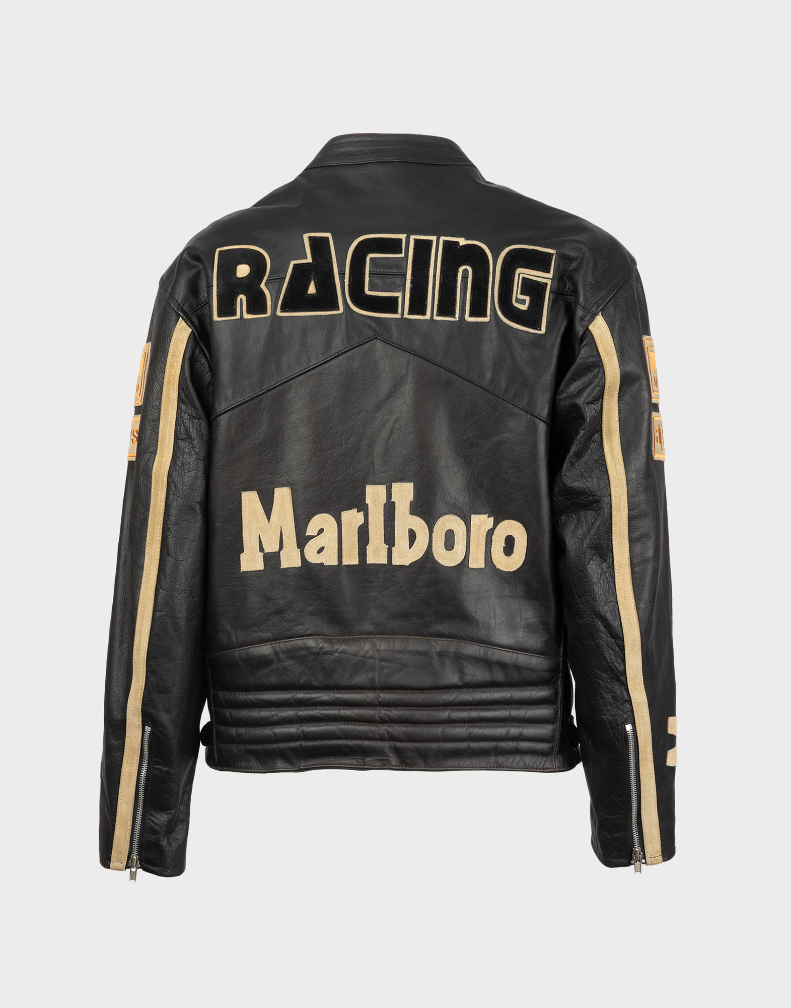 Marlboro - Black biker jacket - Image 2