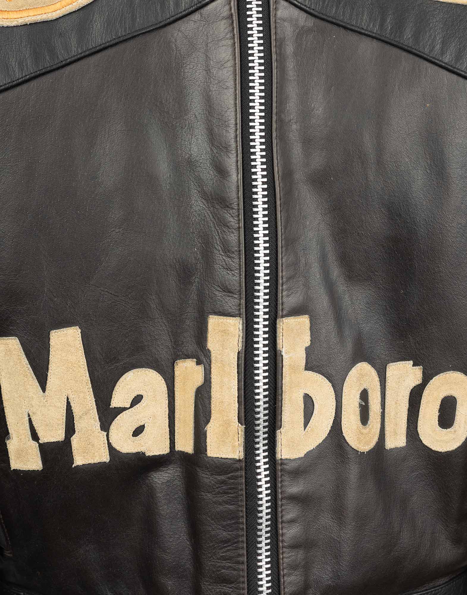 Marlboro - Black biker jacket - Image 4