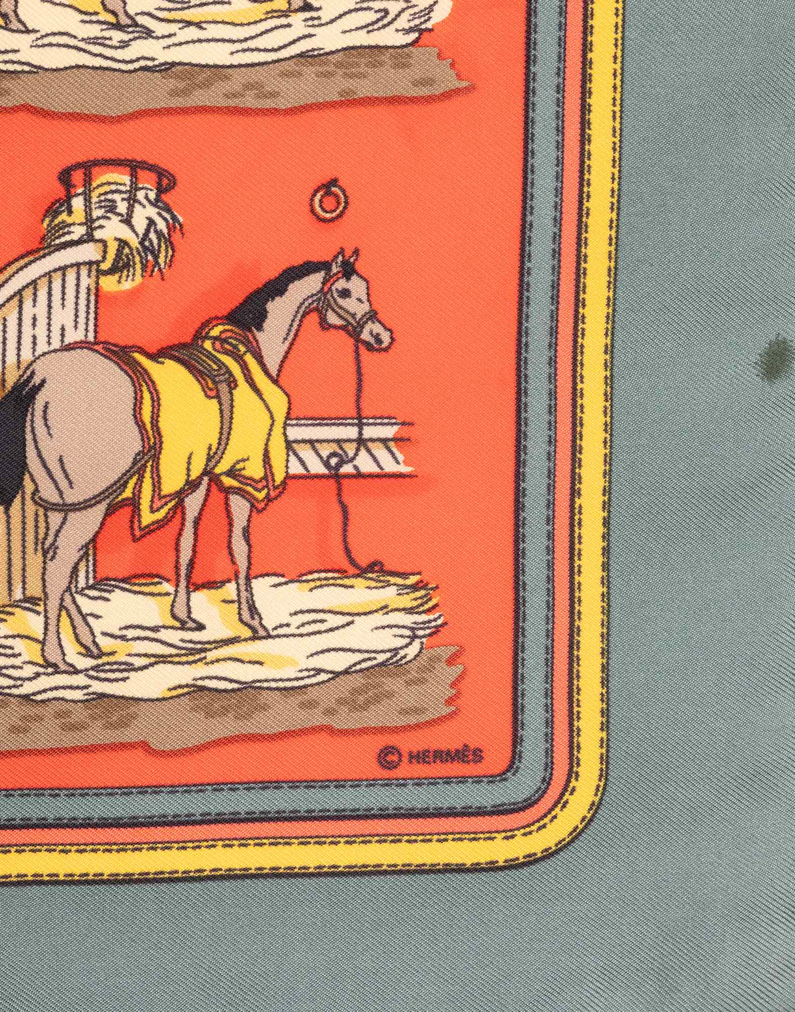Hermes - Foulard da taschino 'Ecuries' - immagine 3