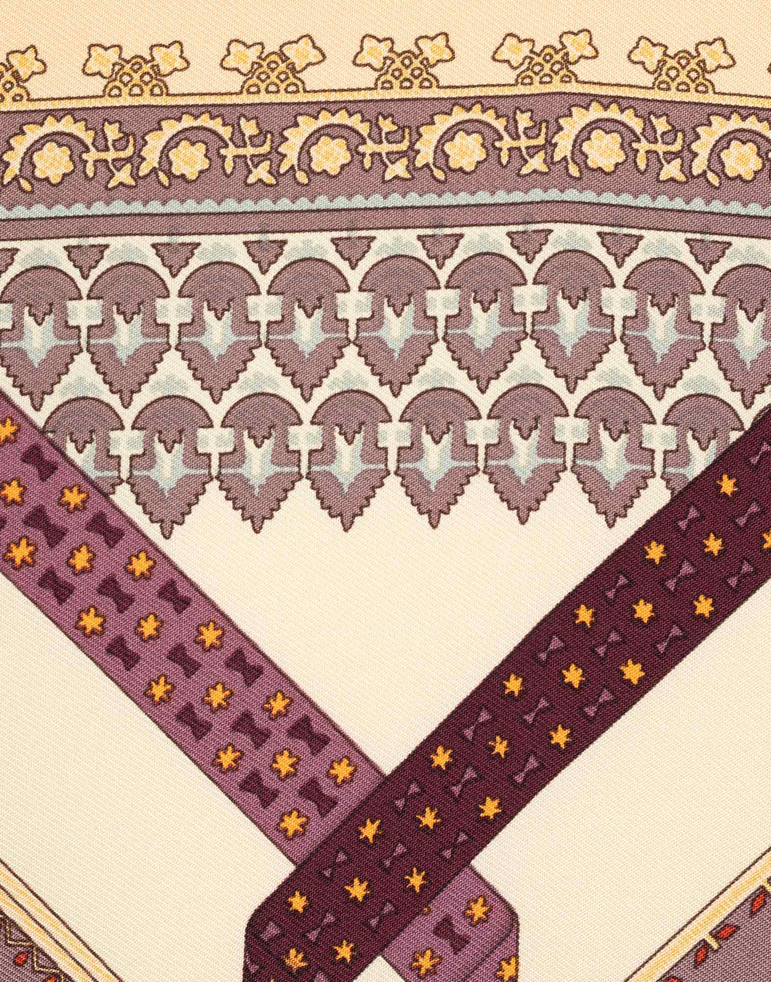 Hermes - Foulard quadrato 'Brins d'or' - immagine 6