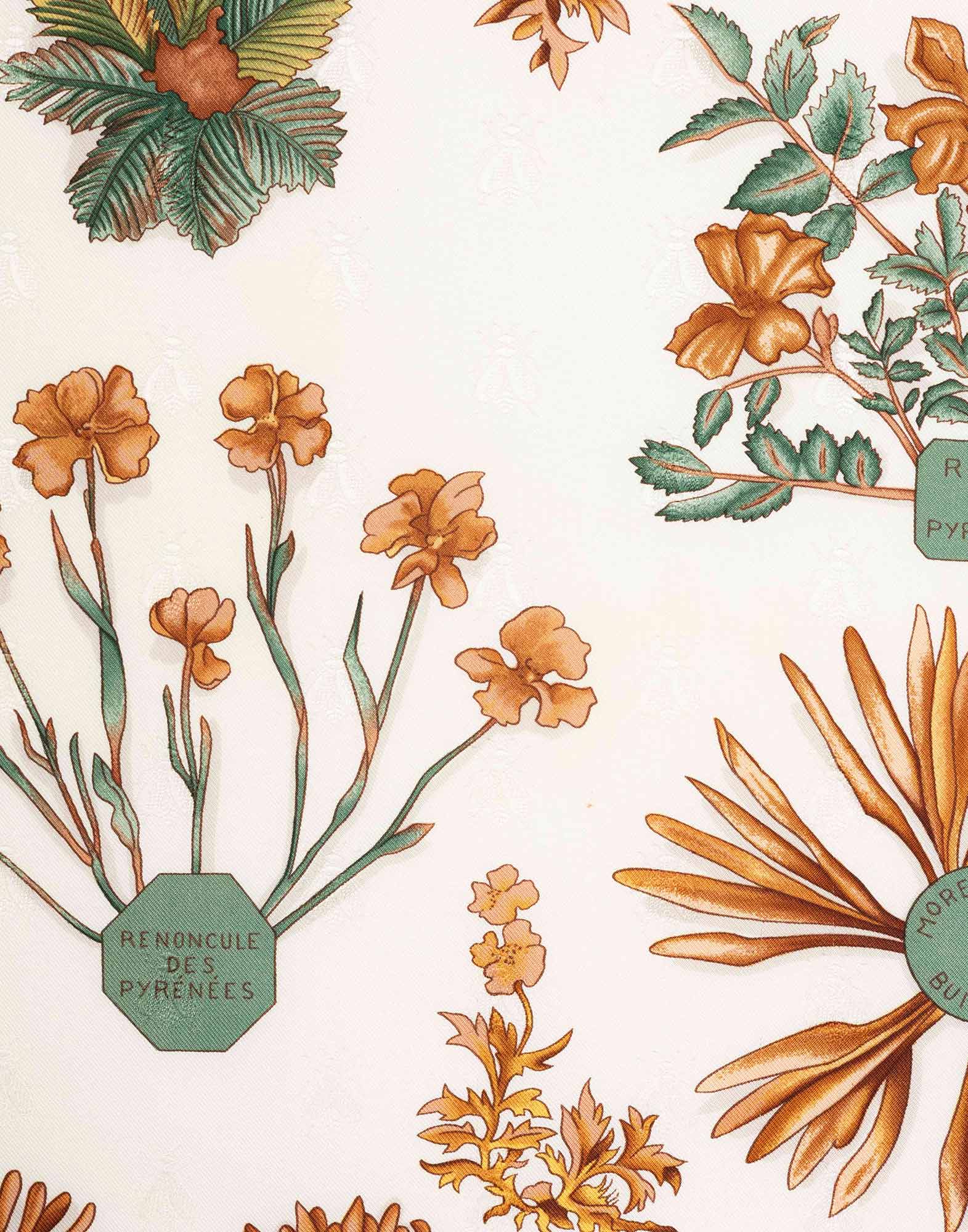 Hermes - “Herbier de Gavarnie” 90s scarf - Image 4