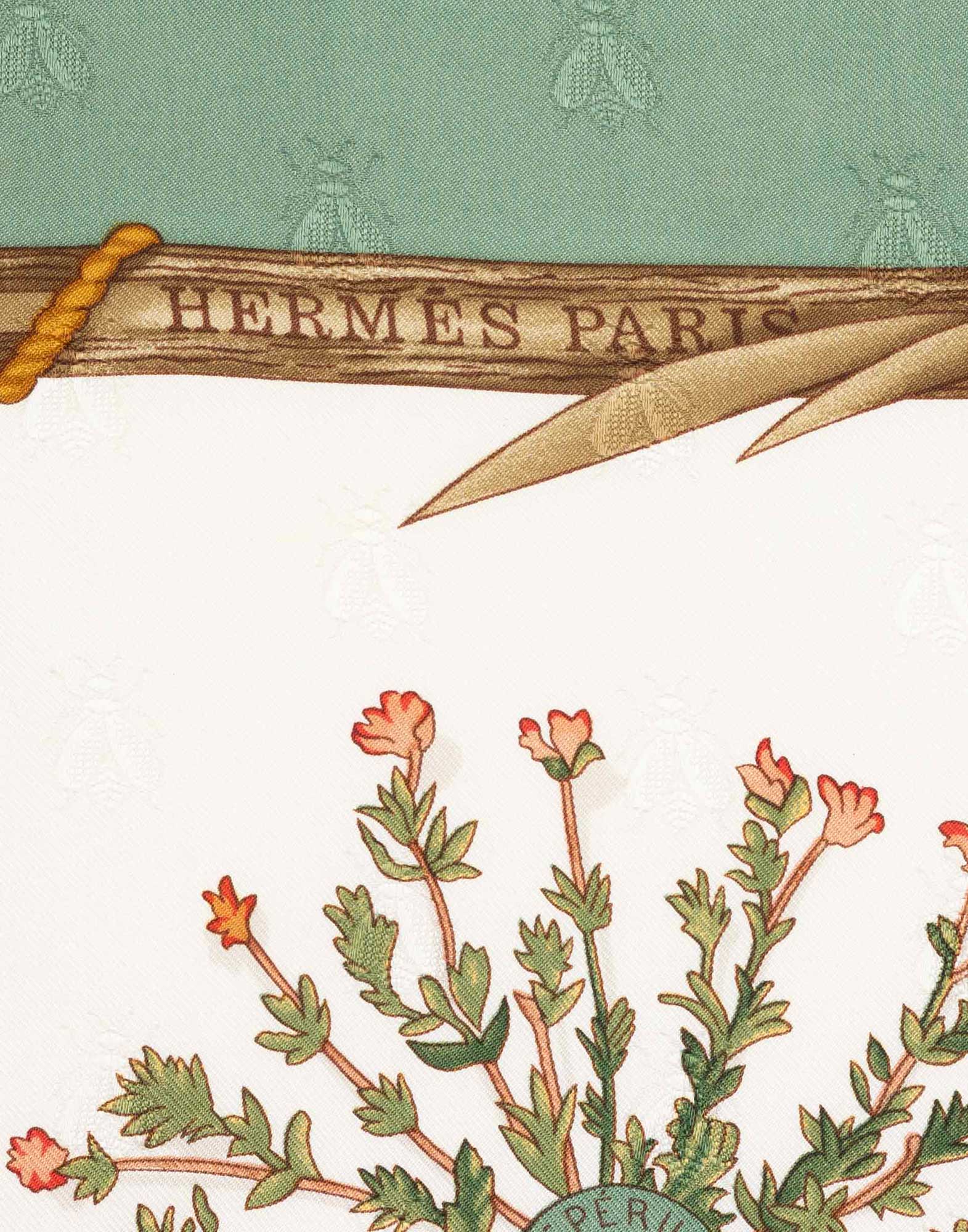 Hermes - “Herbier de Gavarnie” 90s scarf - Image 6