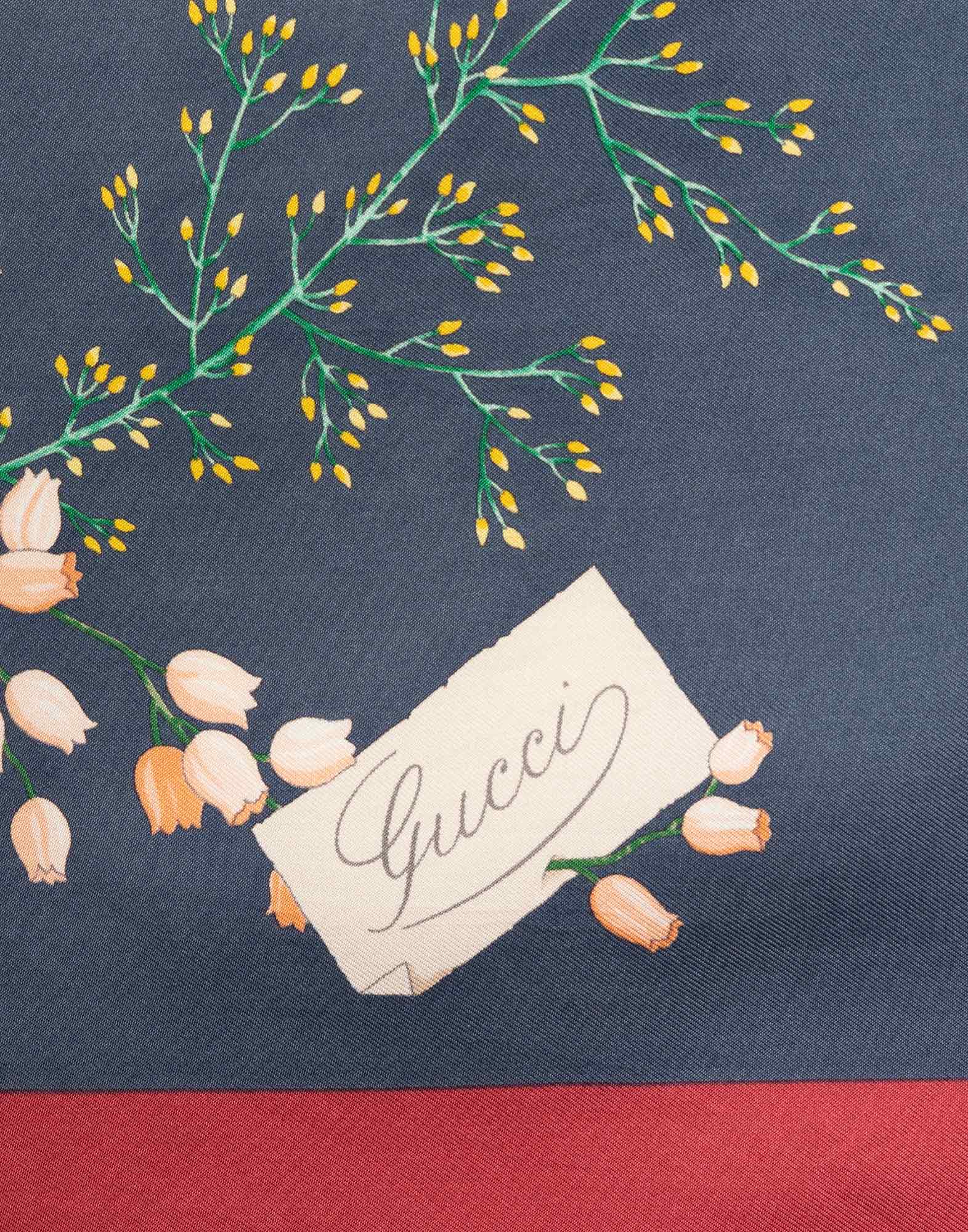 Gucci - Foulard a fiori anni '80 - immagine 2