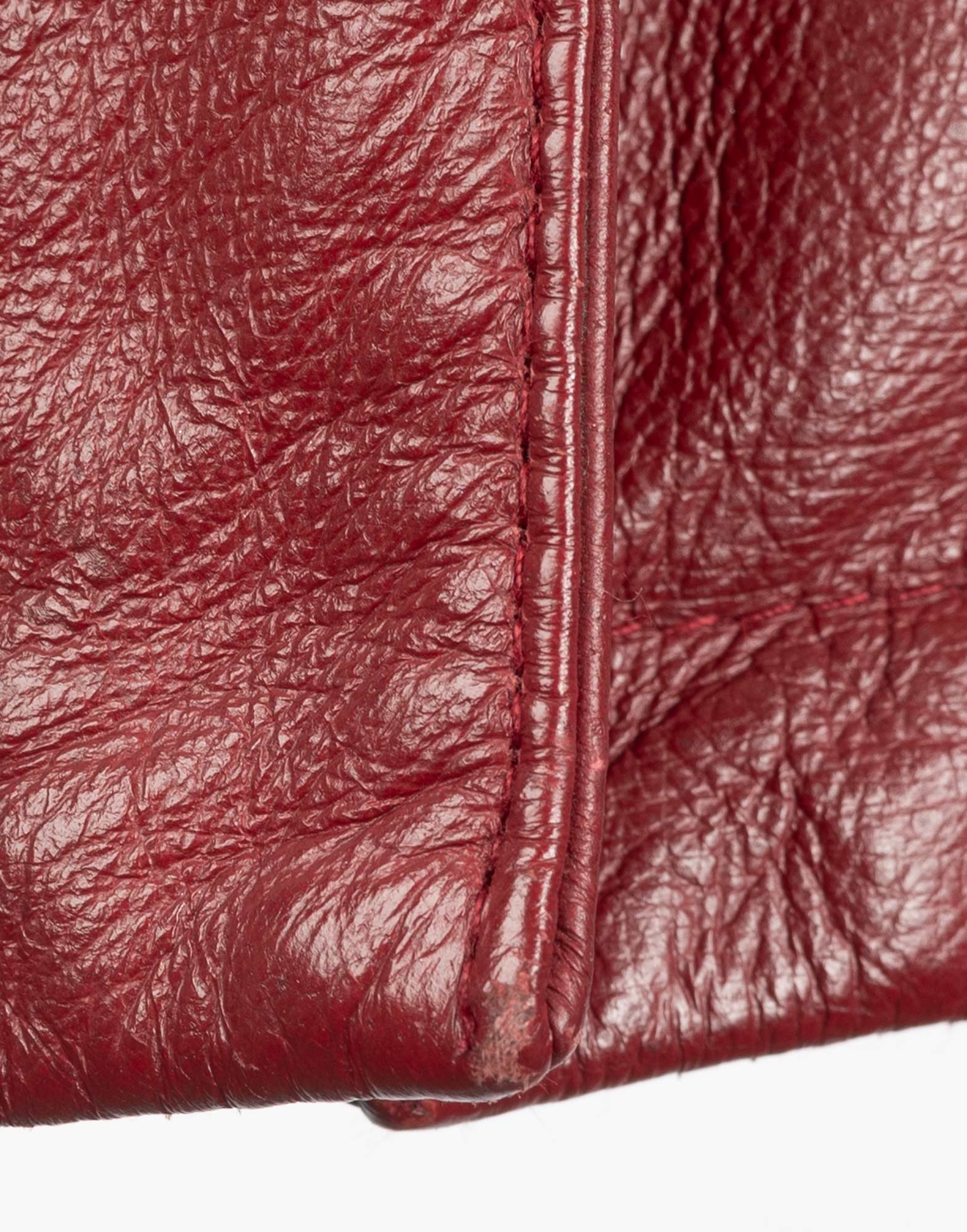 Escada Sport - Giacca in pelle rossa '90 - immagine 4