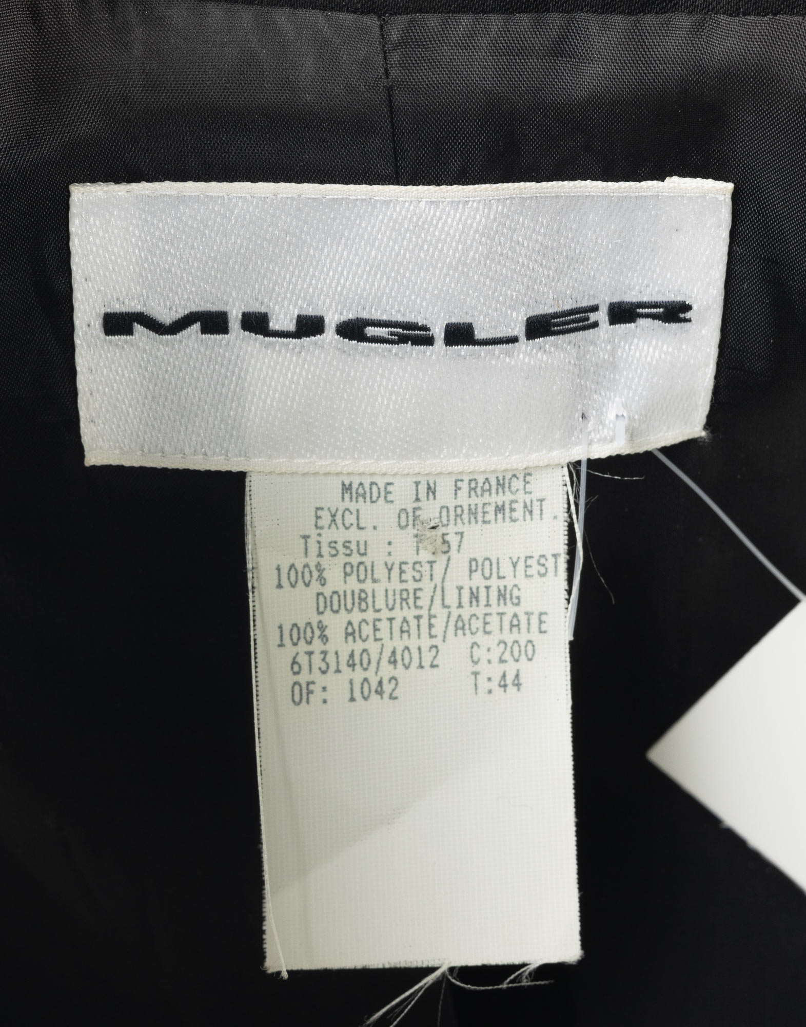 Mugler - Giacca nera monopetto - immagine 3