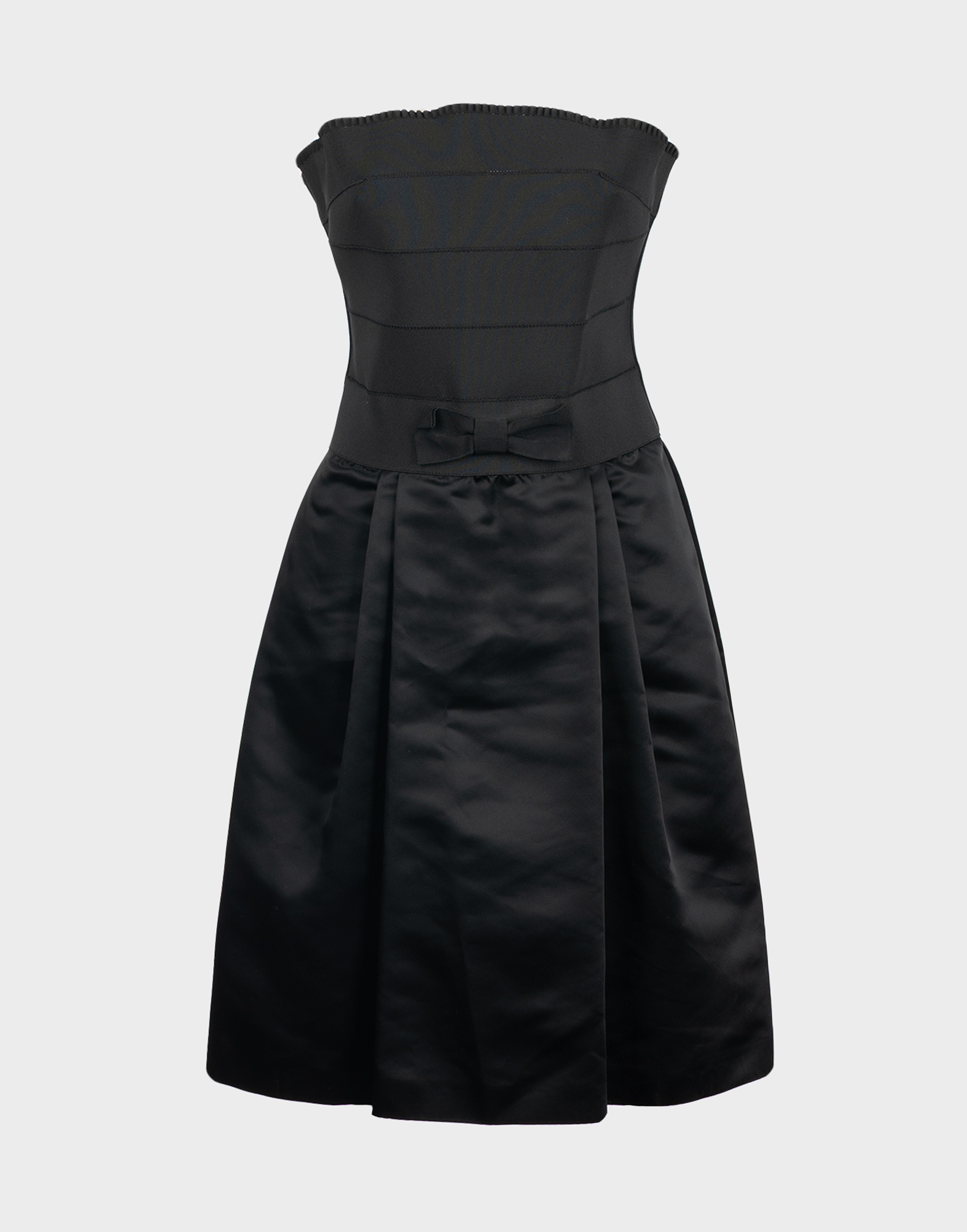 Dolce e Gabbana - Vestito a ruota nero '90