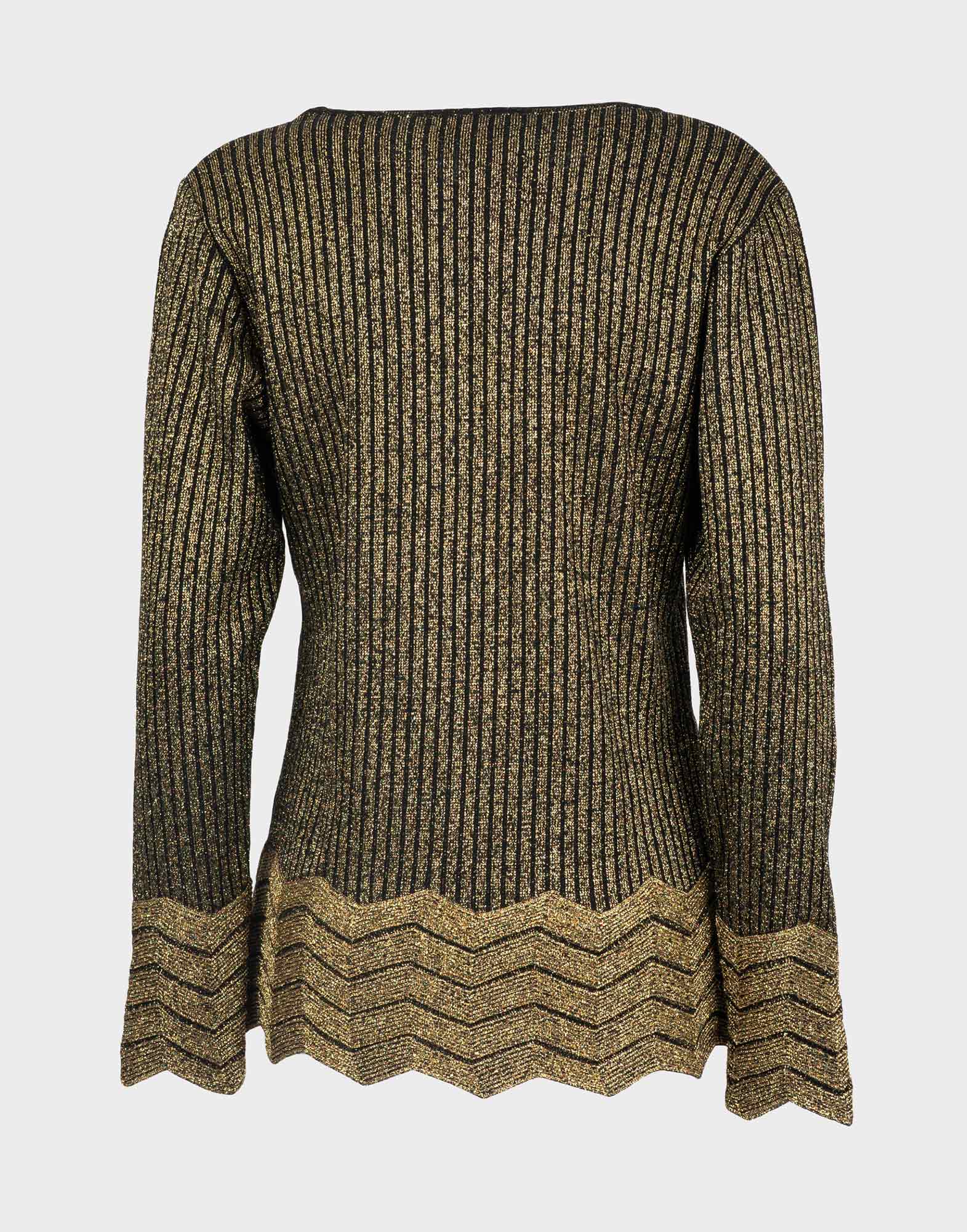 Dior - Maglione laminato oro anni '80 - immagine 2