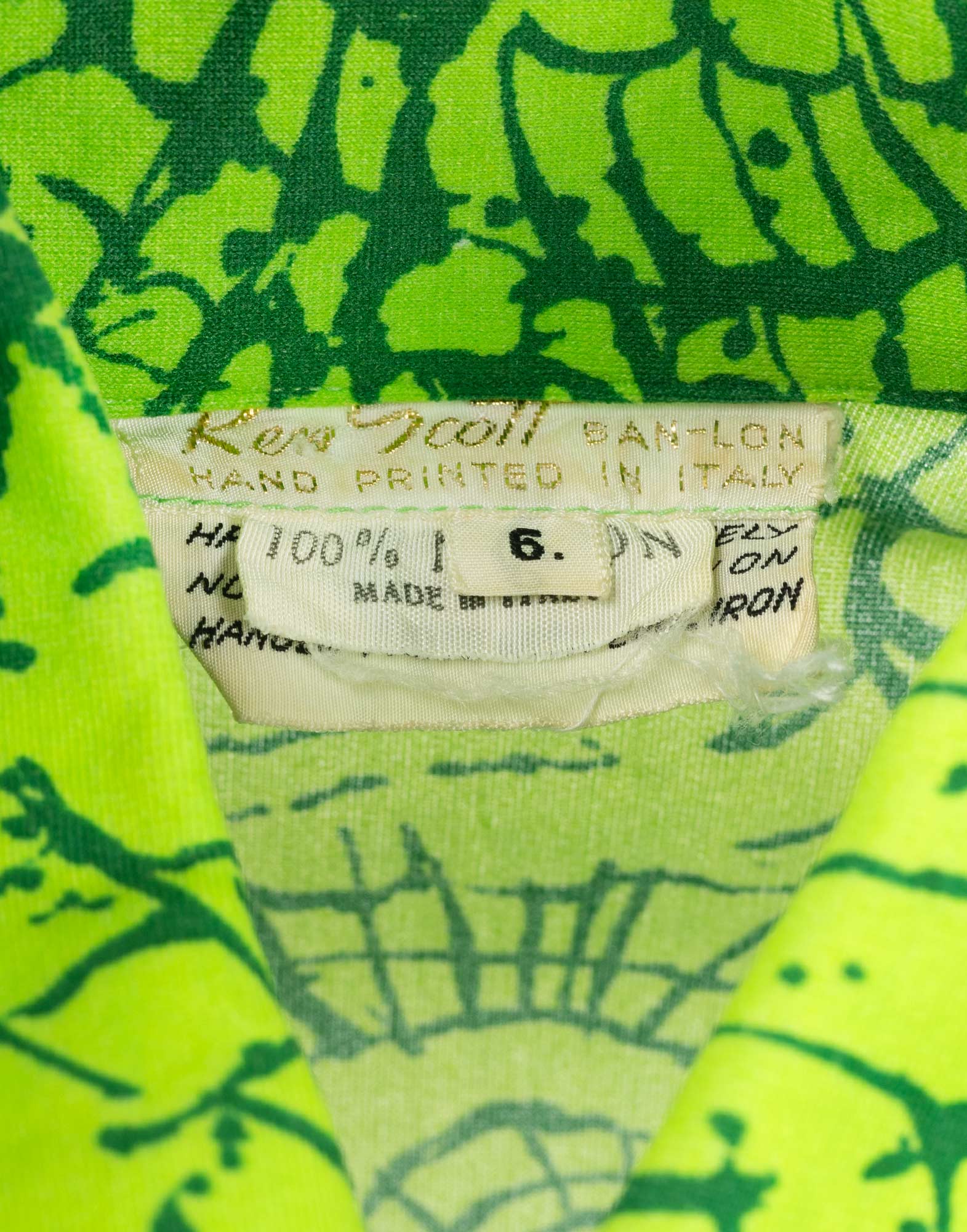Ken Scott - Camicia verde anni '70 - immagine 3
