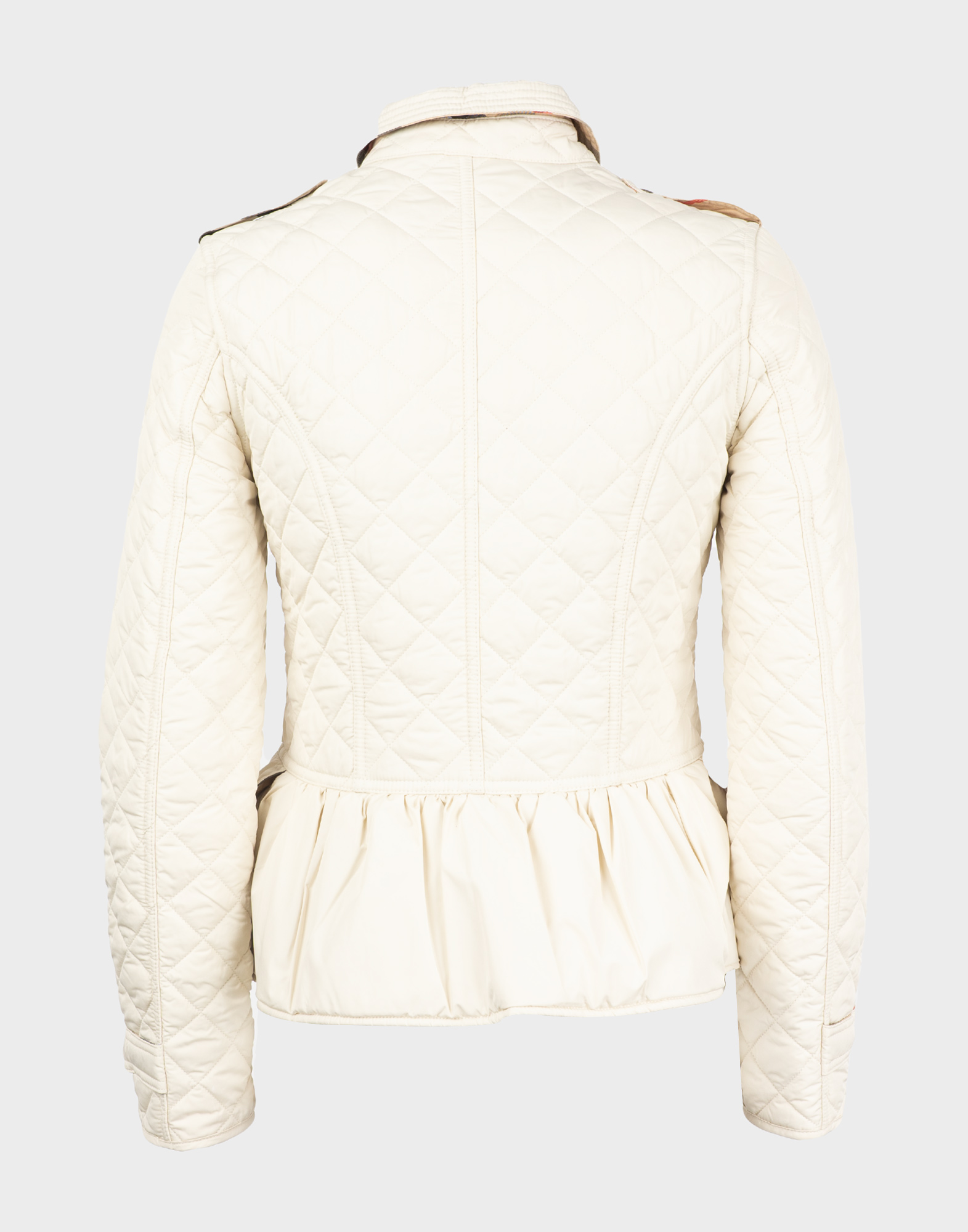 Burberry - 2000s Beige Quilting - Image 2