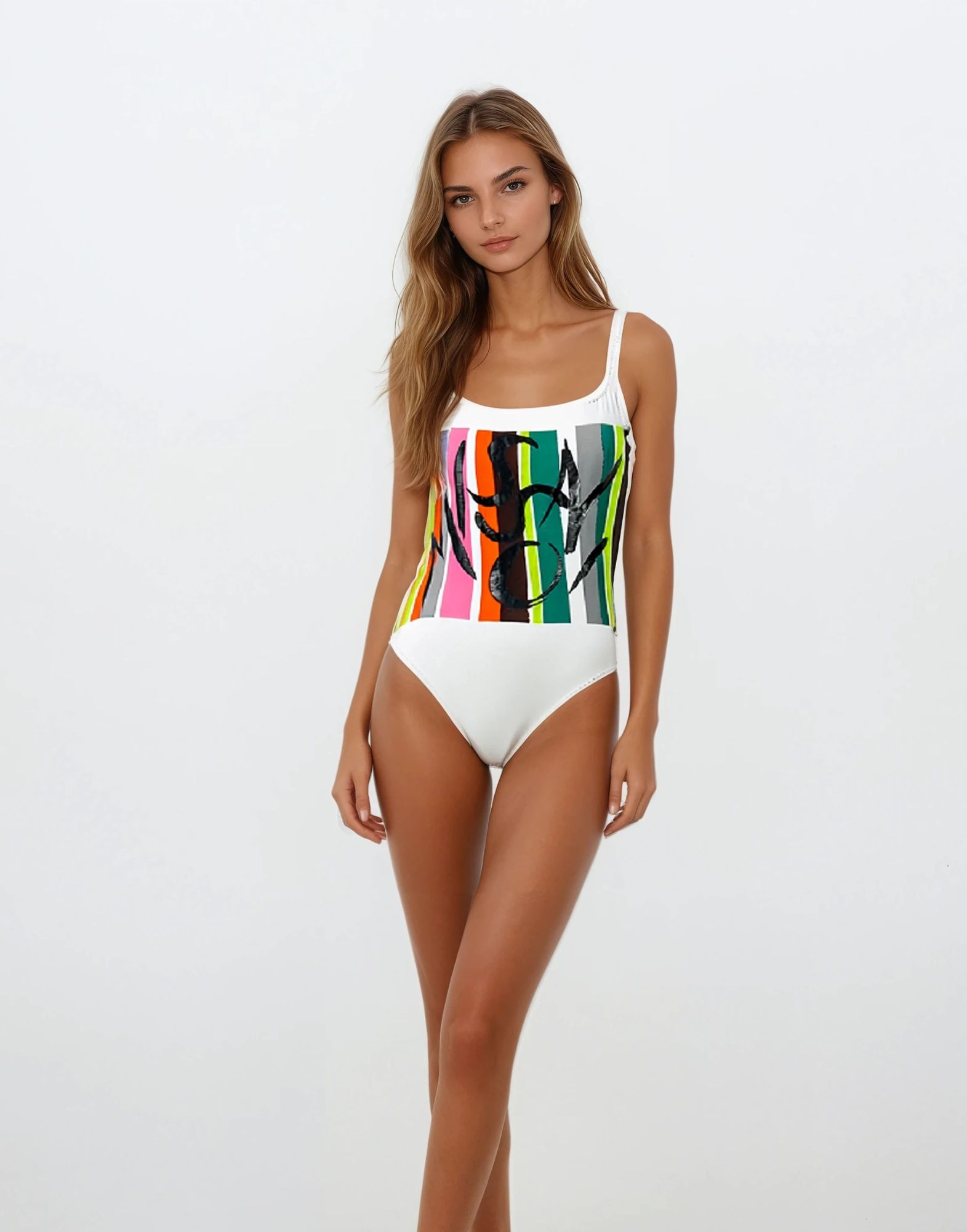Missoni - Costume bianco intero anni '90 - immagine 4