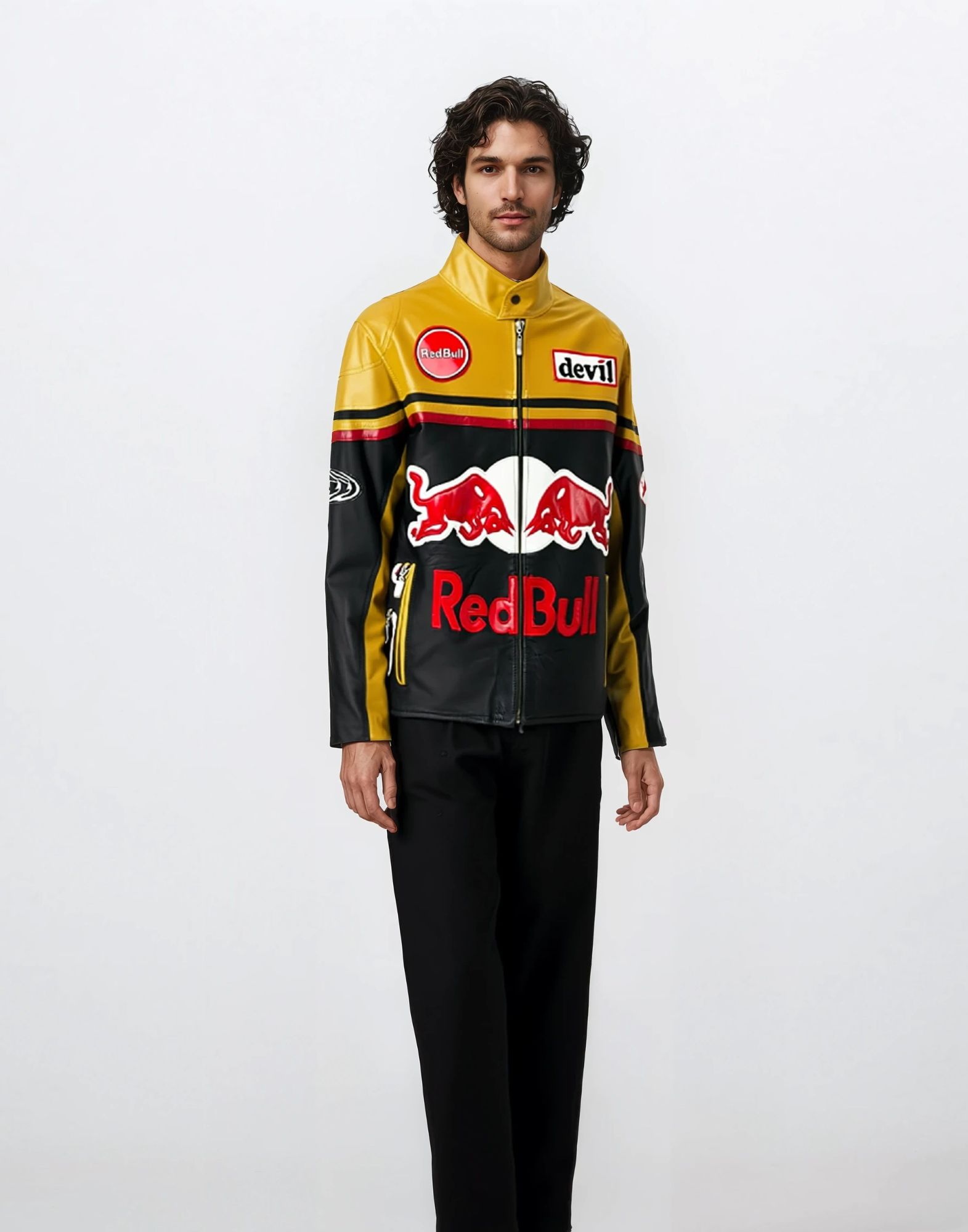 RedBull - Leather motorcycle jacket - Image 5