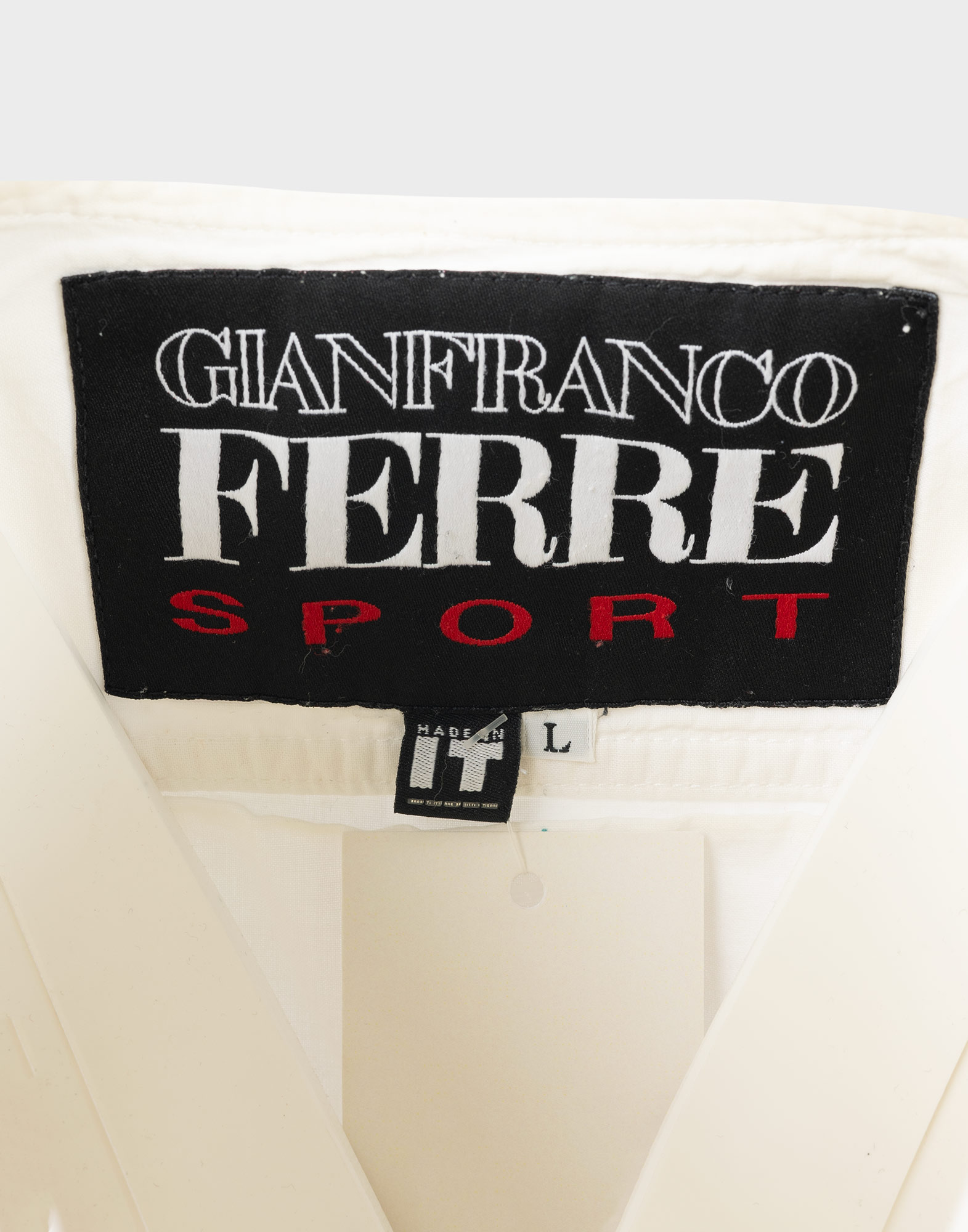 Gianfranco Ferrè Sport - Gilet bianco in cotone '90 - immagine 3