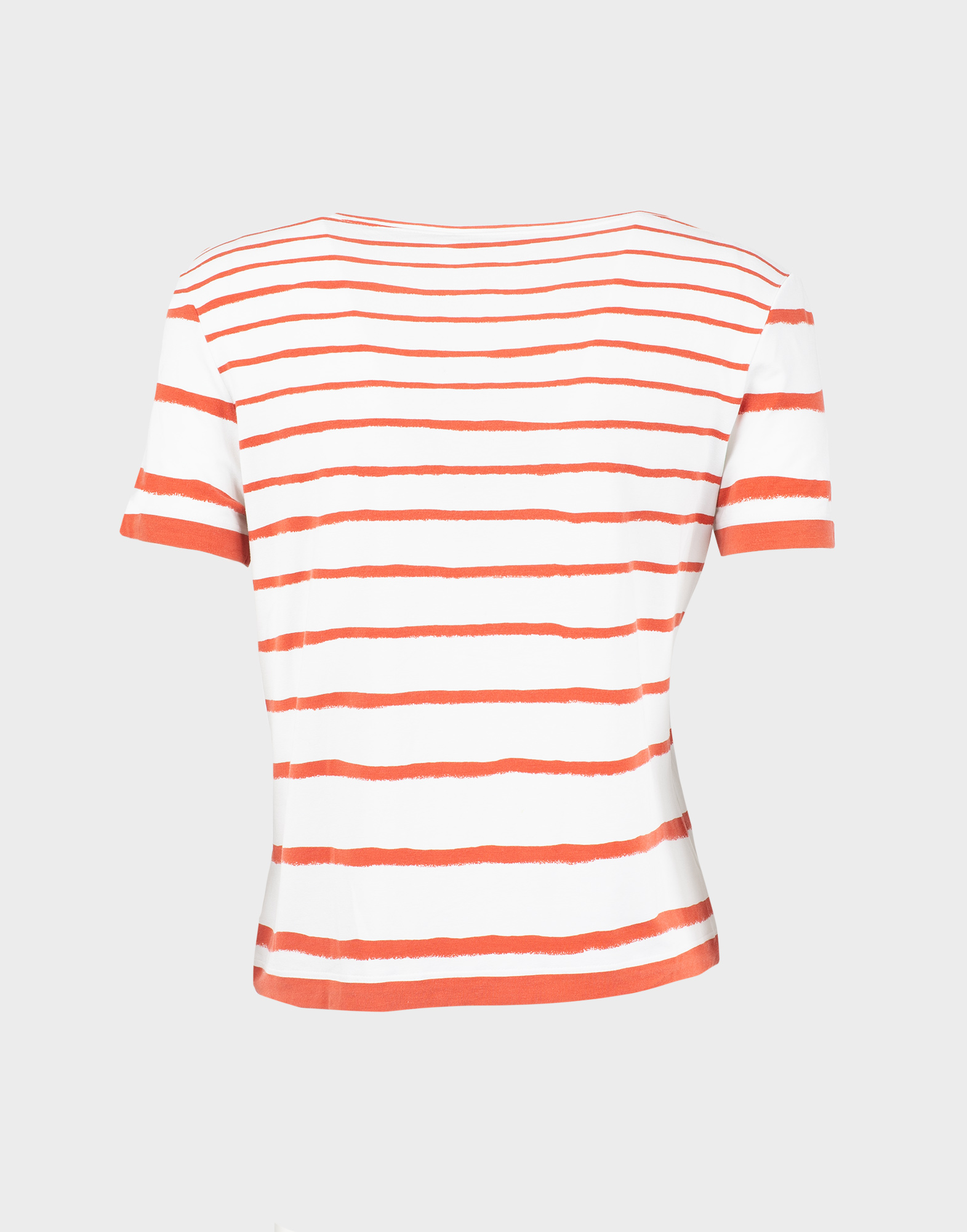 Hermes - T-shirt a righe rossa anni '80 - immagine 2
