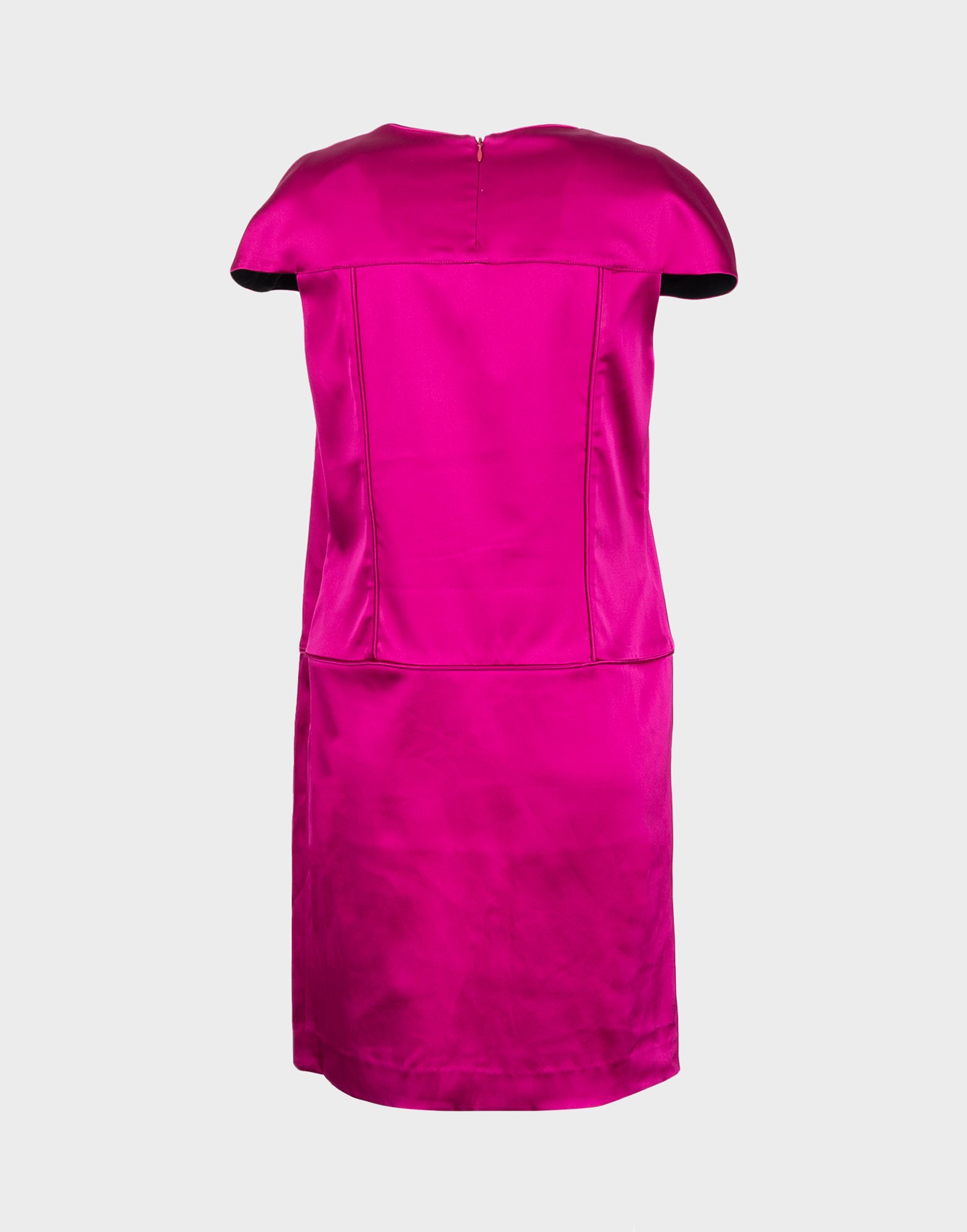 Burberry - Vestito fucsia in viscosa anni 2000 - immagine 2