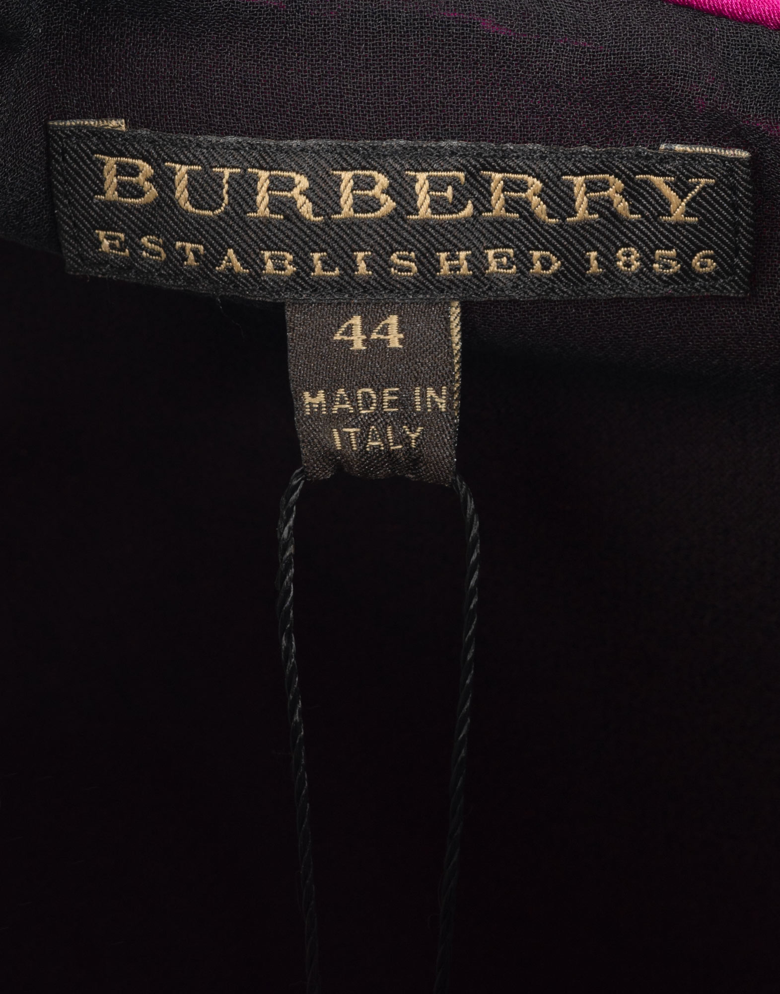 Burberry - Vestito fucsia in viscosa anni 2000 - immagine 3