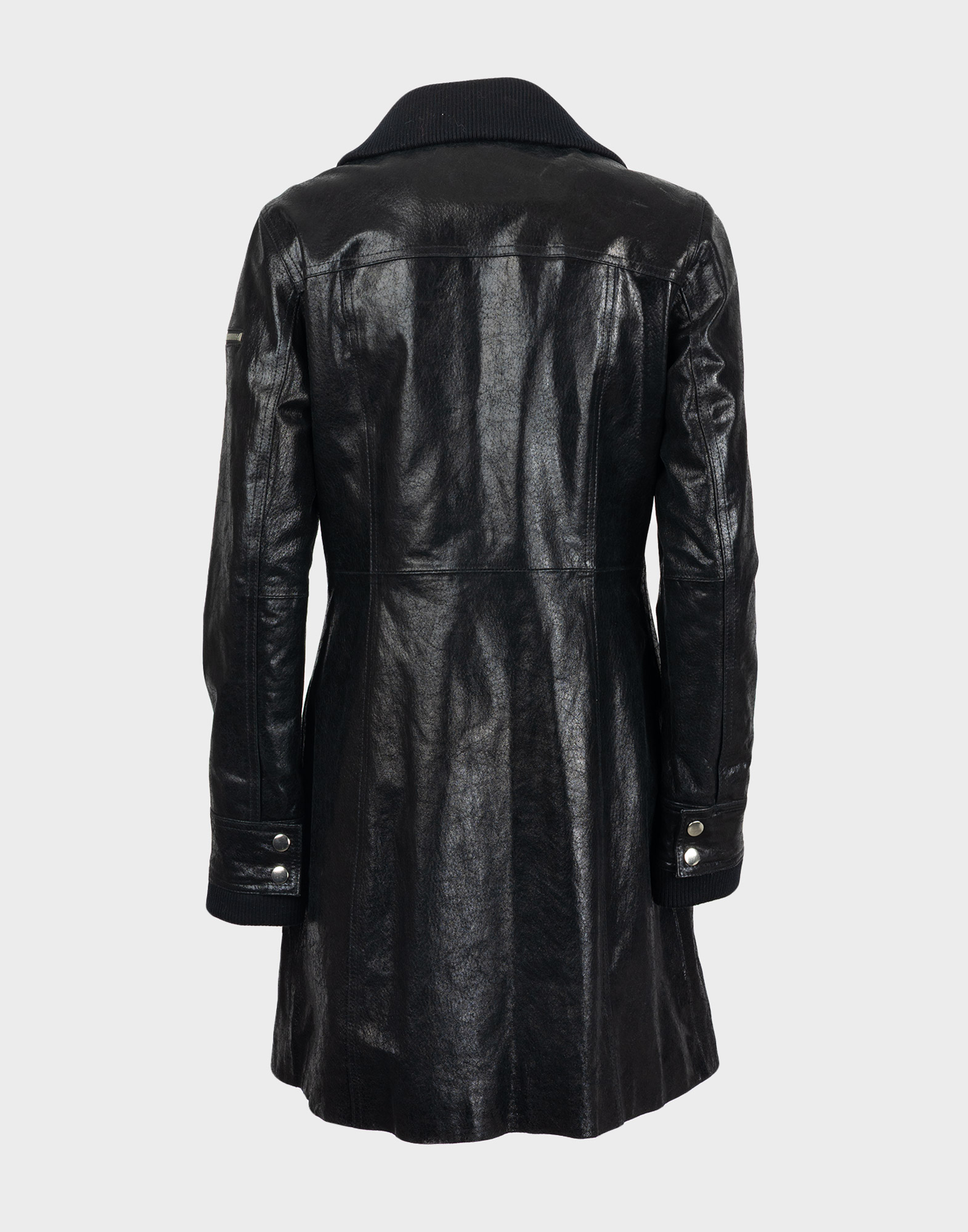 Vintage - Trench 2000 da donna in pelle - immagine 2