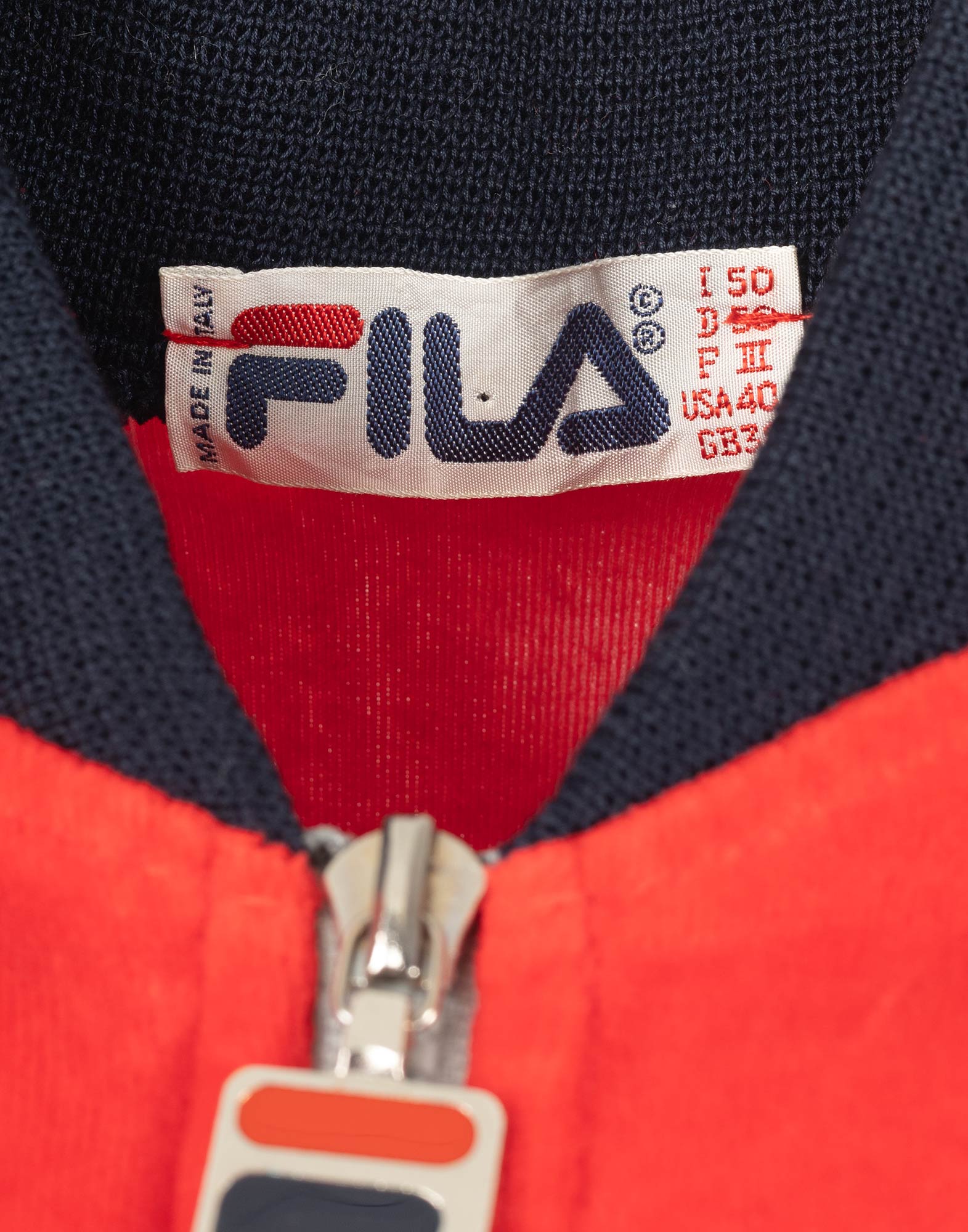 Fila BJ - Felpa anni 80 rossa - immagine 3