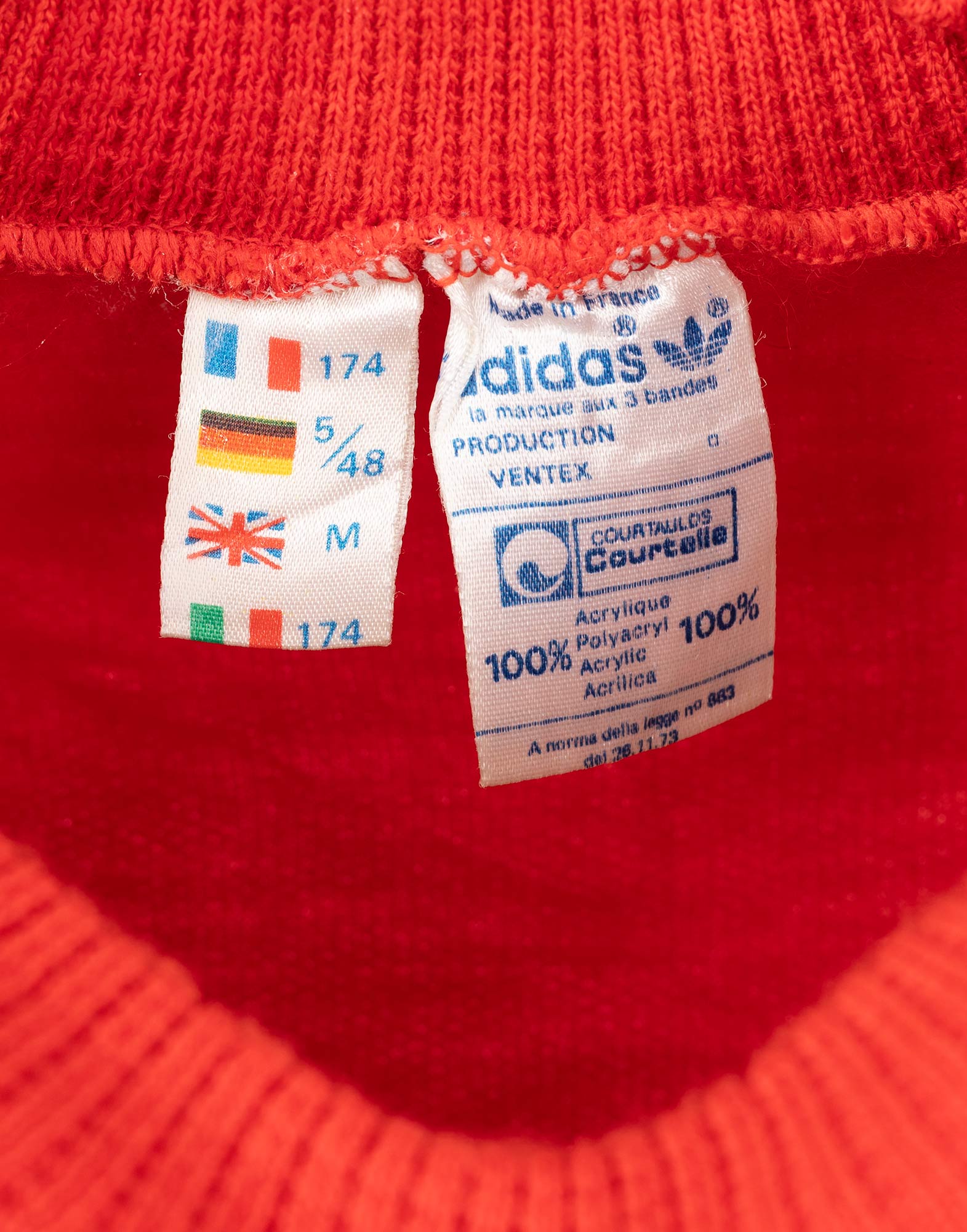 Adidas - Felpa anni 80 rossa - immagine 3