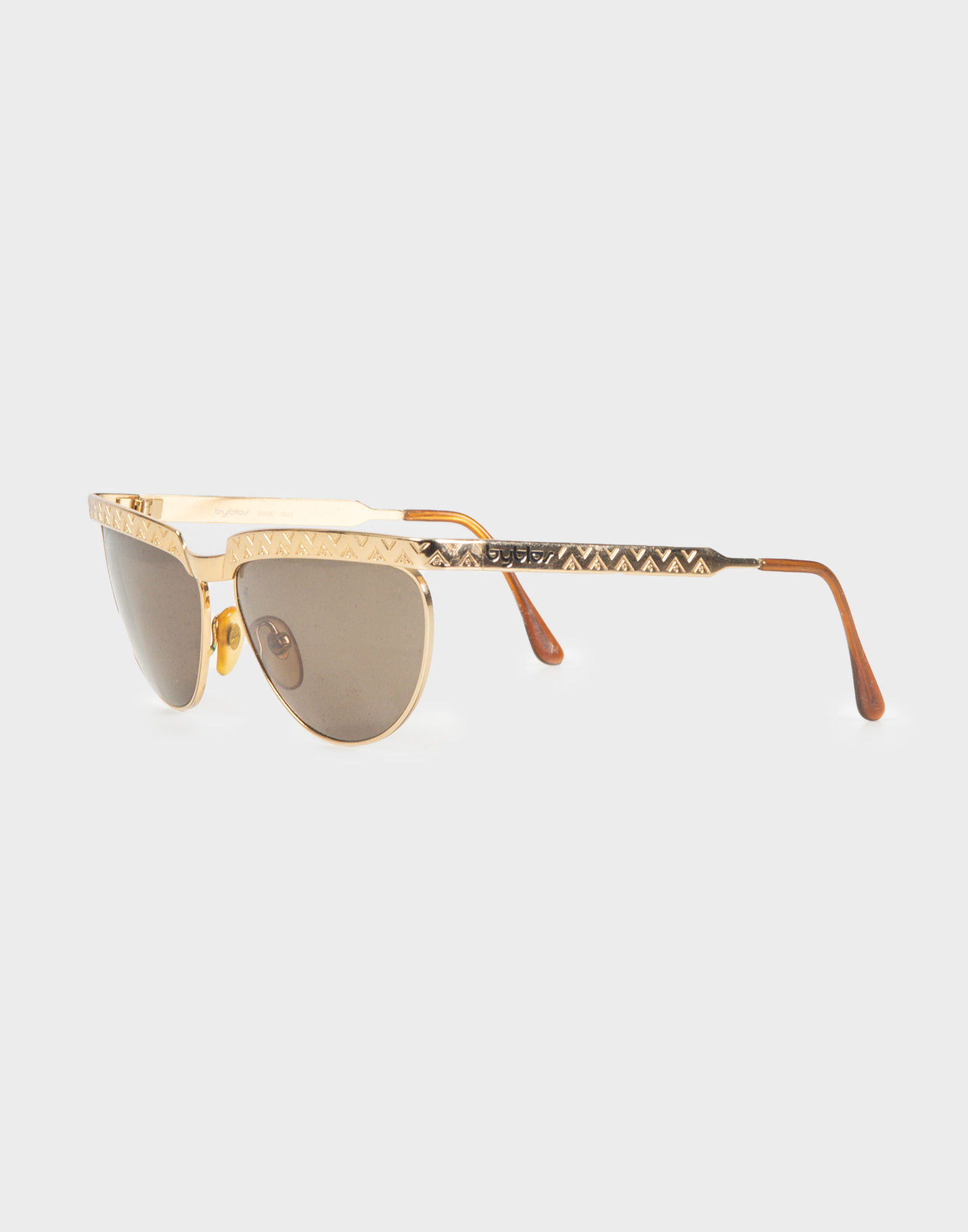 Byblos - Cat-eye glasses with gold frame - Image 2