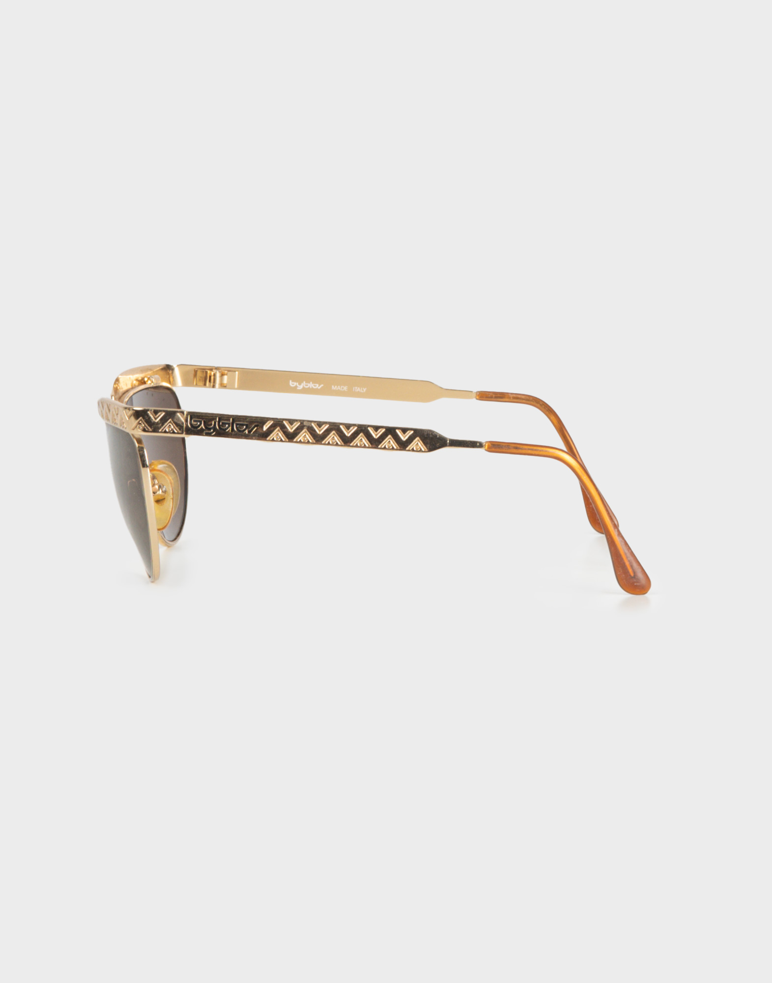 Byblos - Cat-eye glasses with gold frame - Image 3