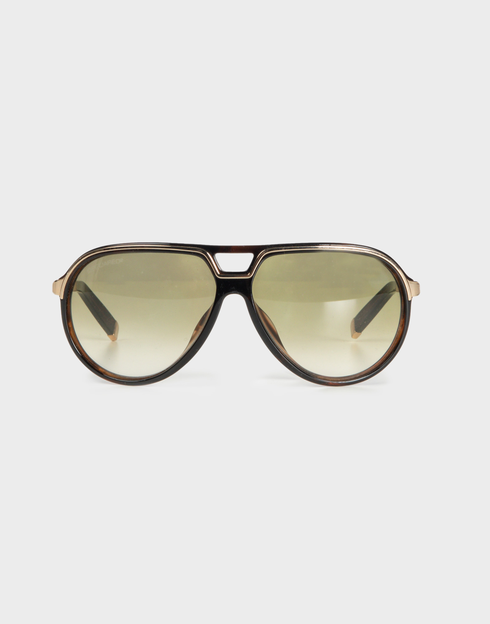 occhiali da sole dsquared montatura pilot con lenti verdi