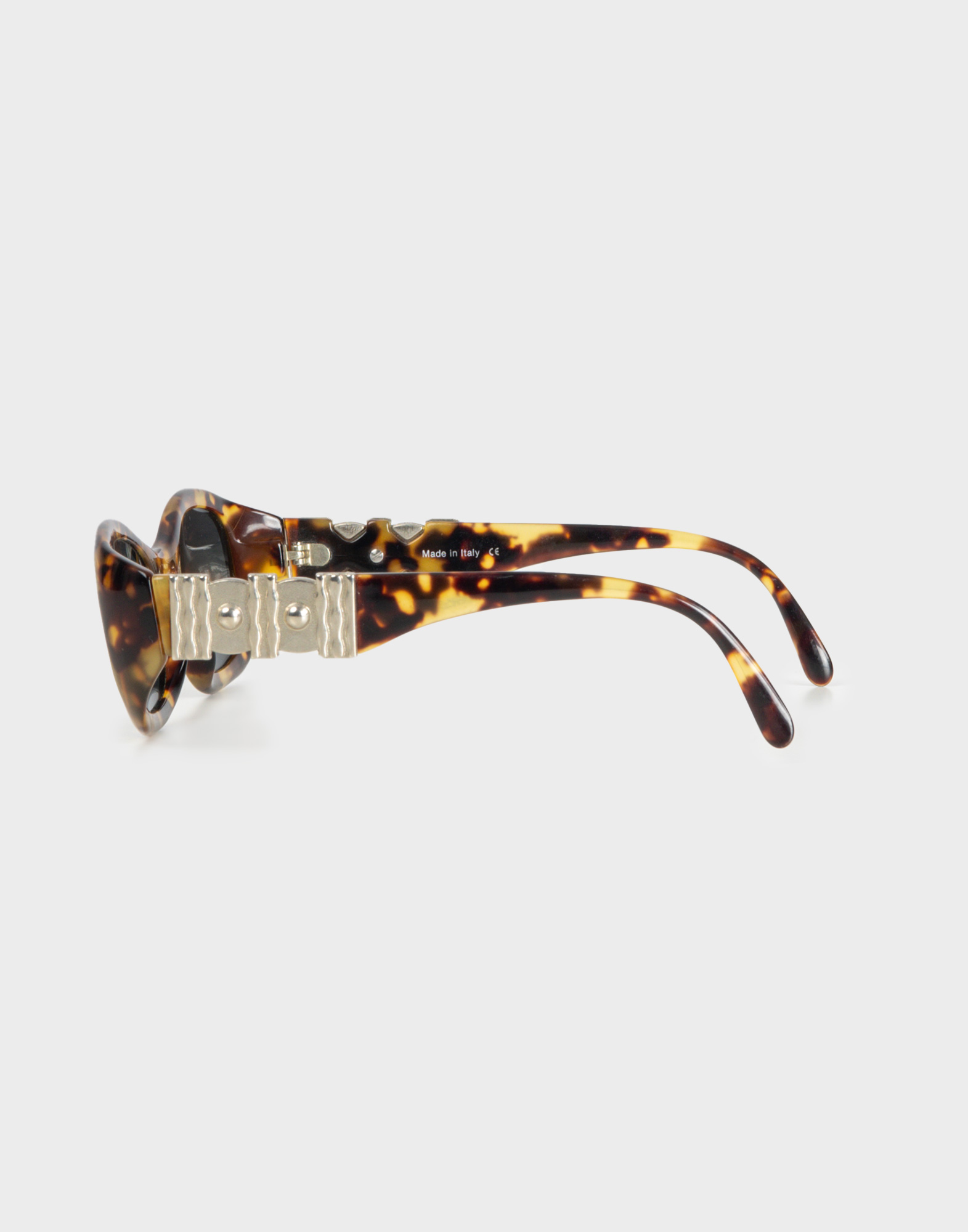 Vintage - Tortoiseshell rectangular sunglasses - Image 3